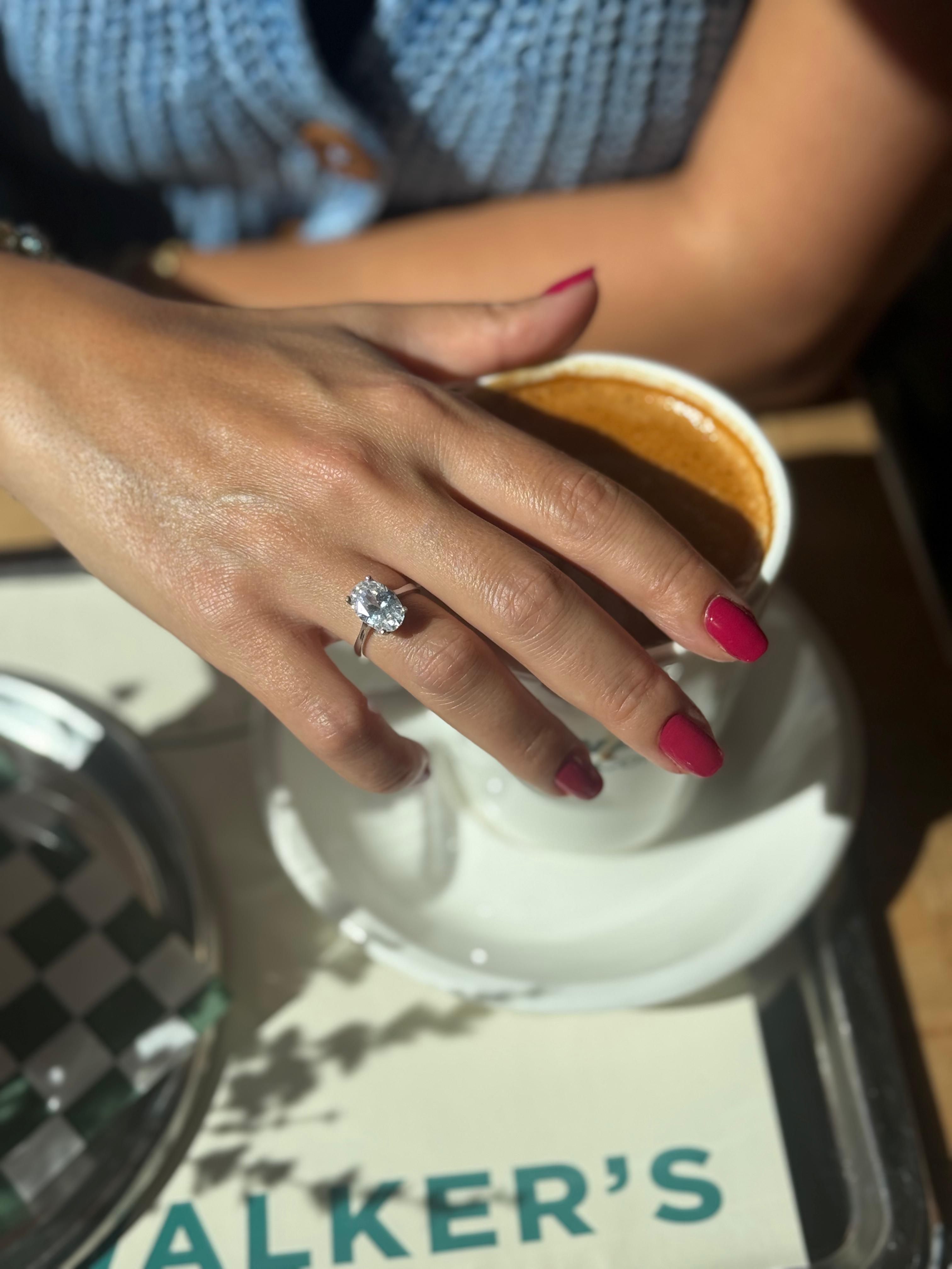 İtalyan Zirkon Tektaş Yüzük