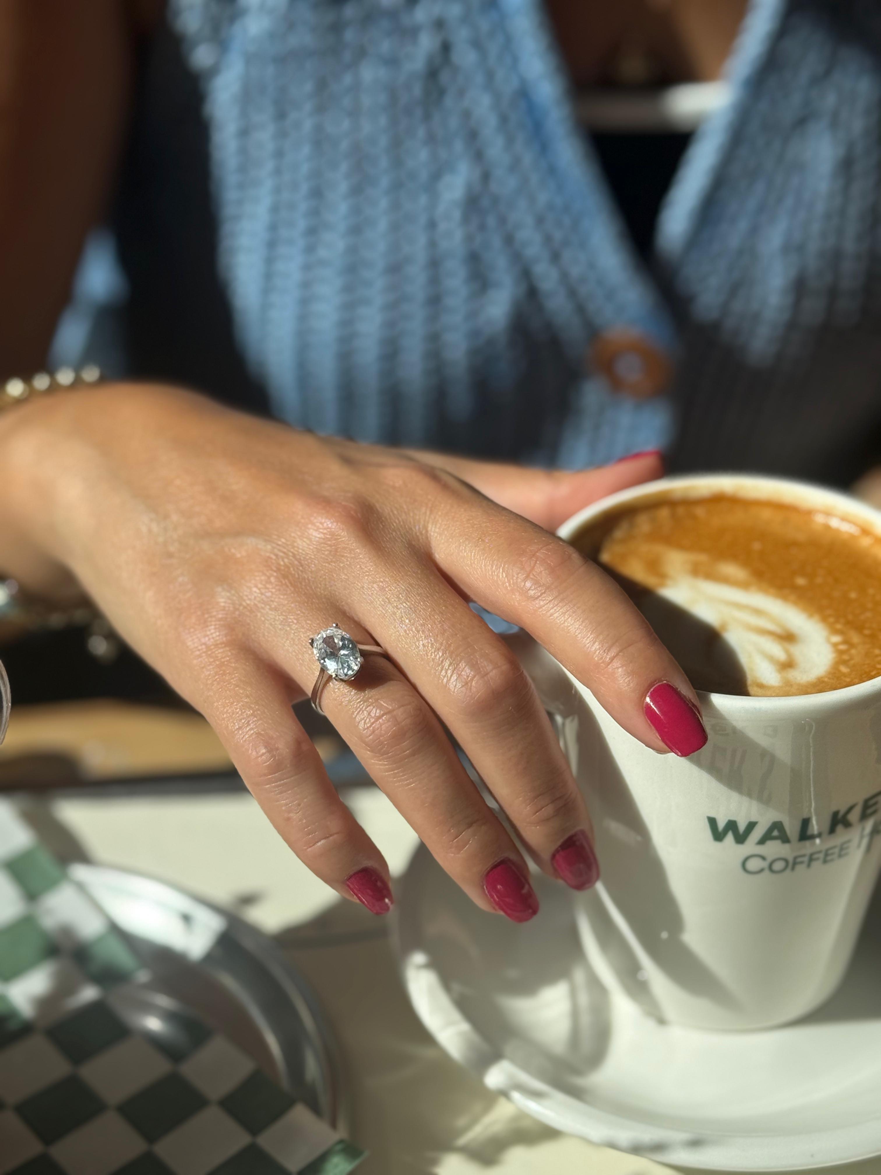 İtalyan Zirkon Tektaş Yüzük