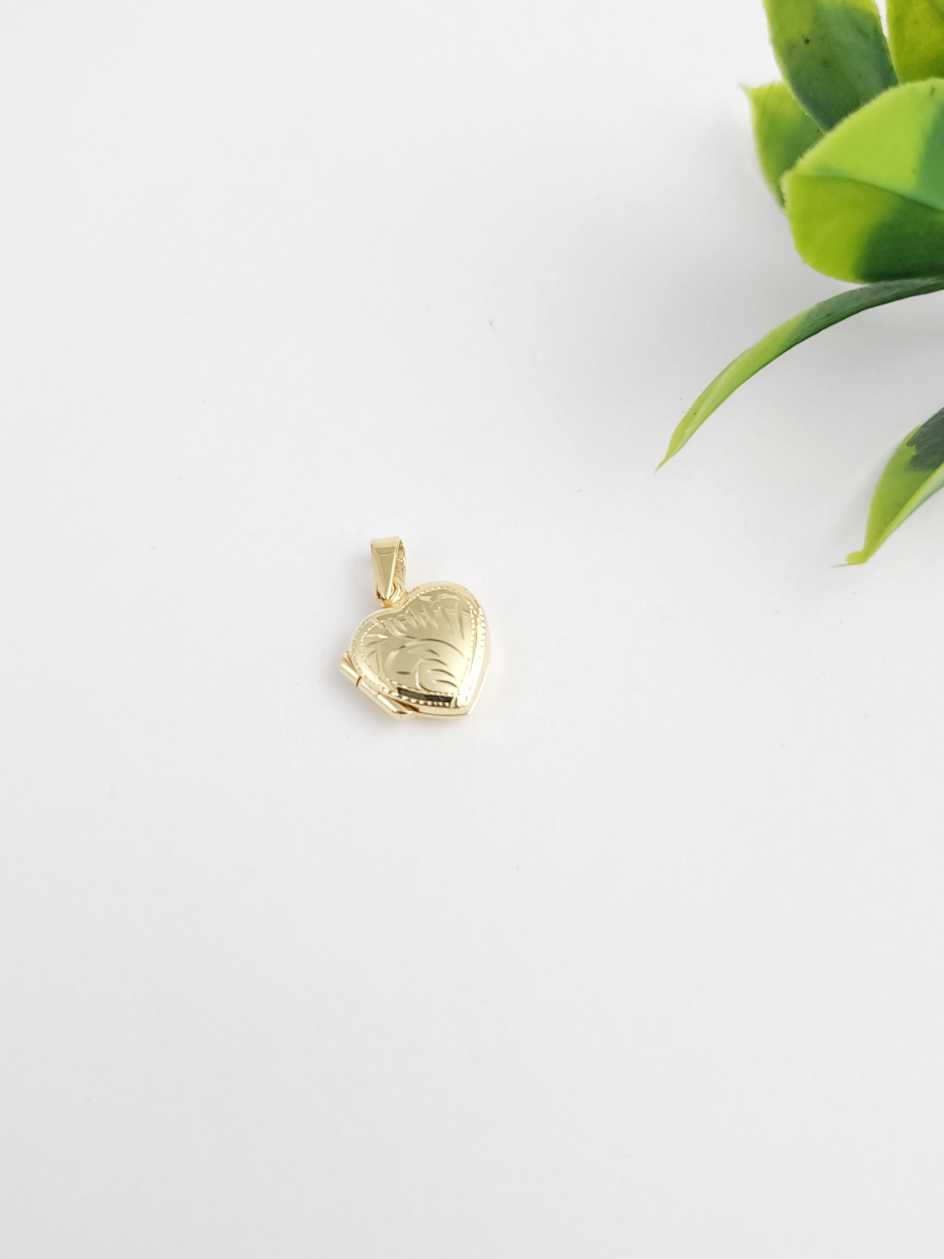 Kapaklı Kalp Kolye ( Tek Uç )