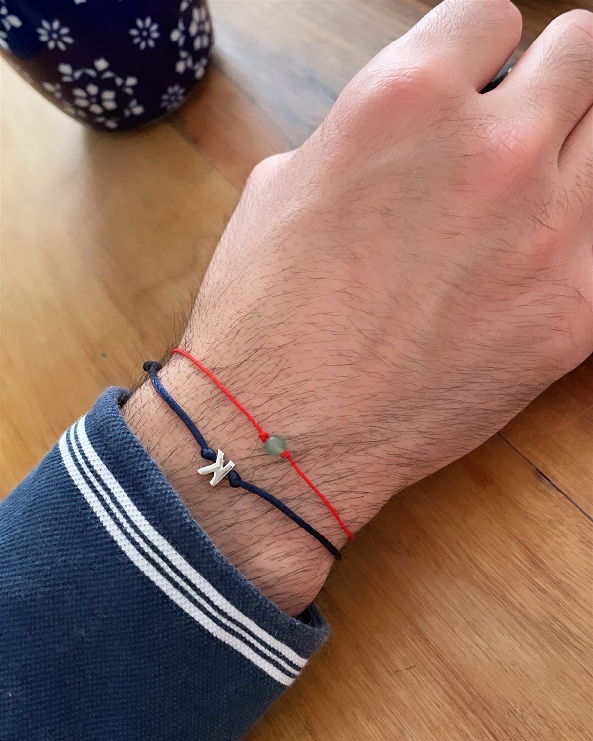 Kırmızı İp Doğal Taş Bileklik