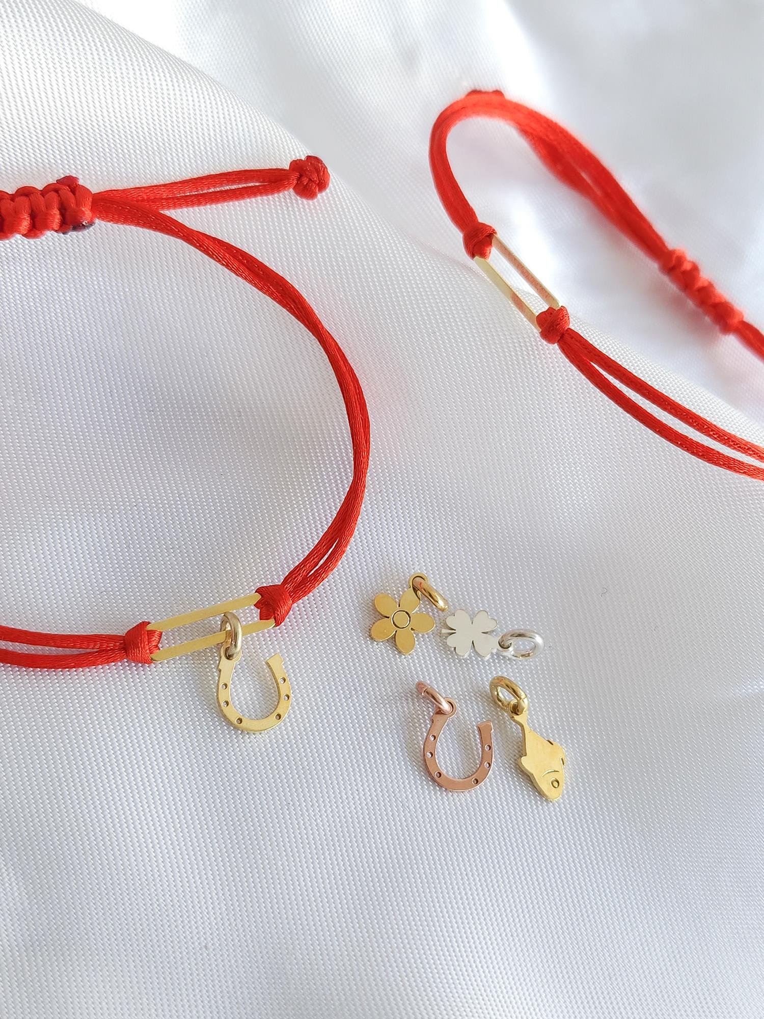 Kırmızı İp Bileklik ( Charmsız )