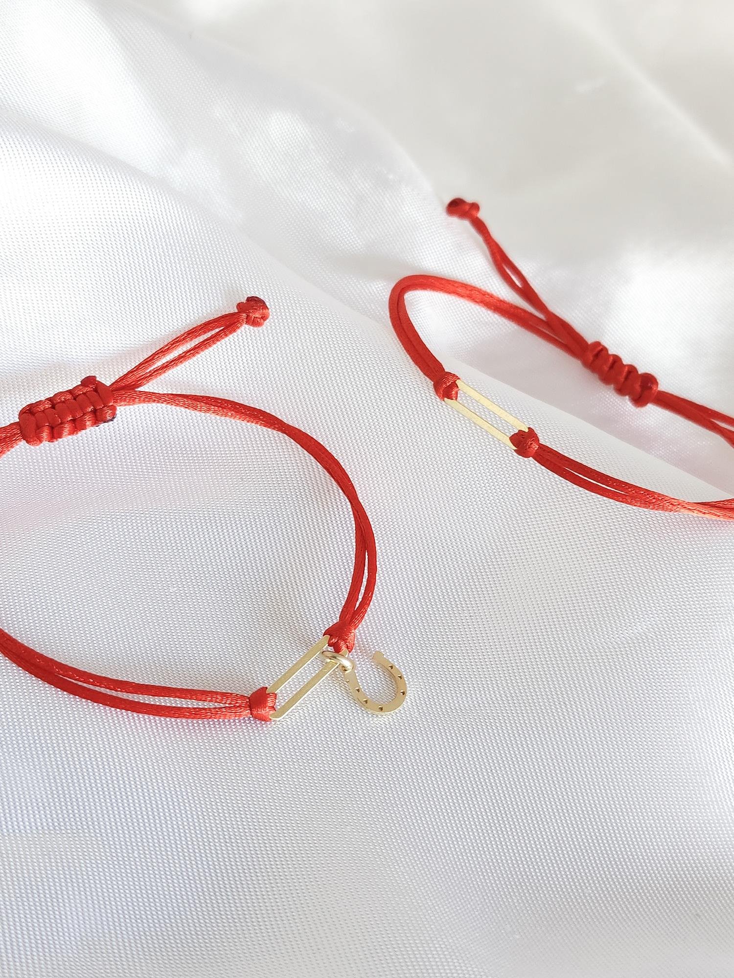 Kırmızı İp Bileklik ( Charmsız )