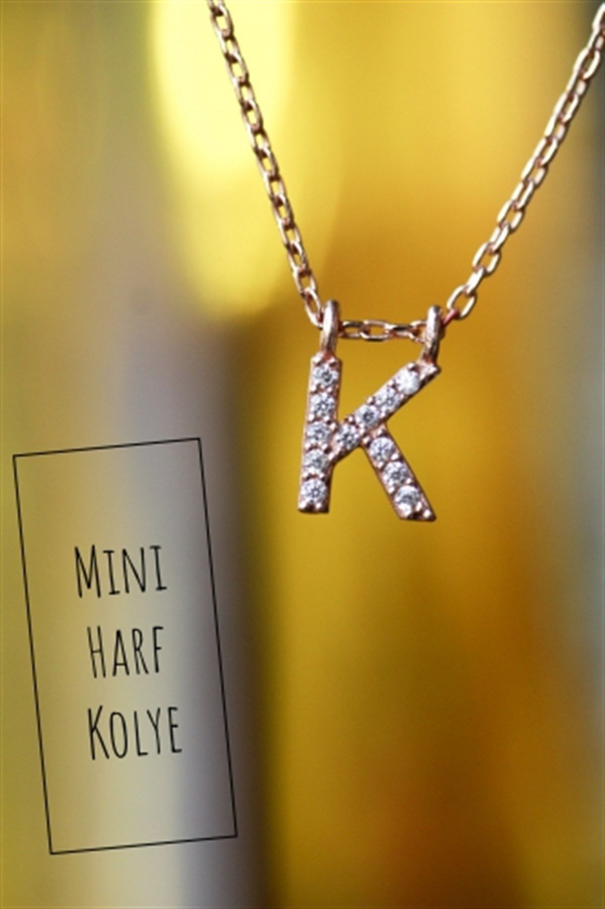 Mini Harf Kolye