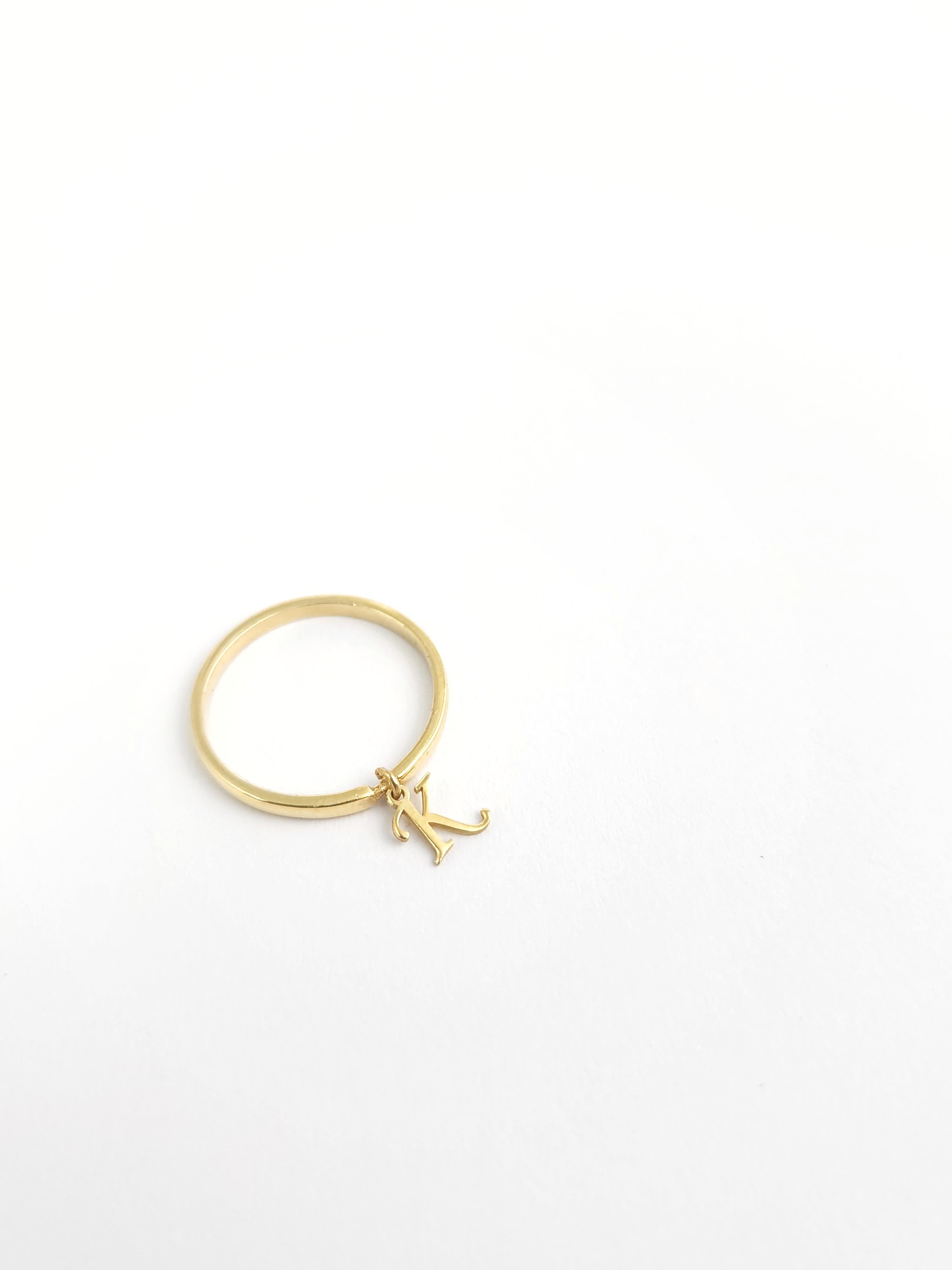 Minimal Harf Yüzük