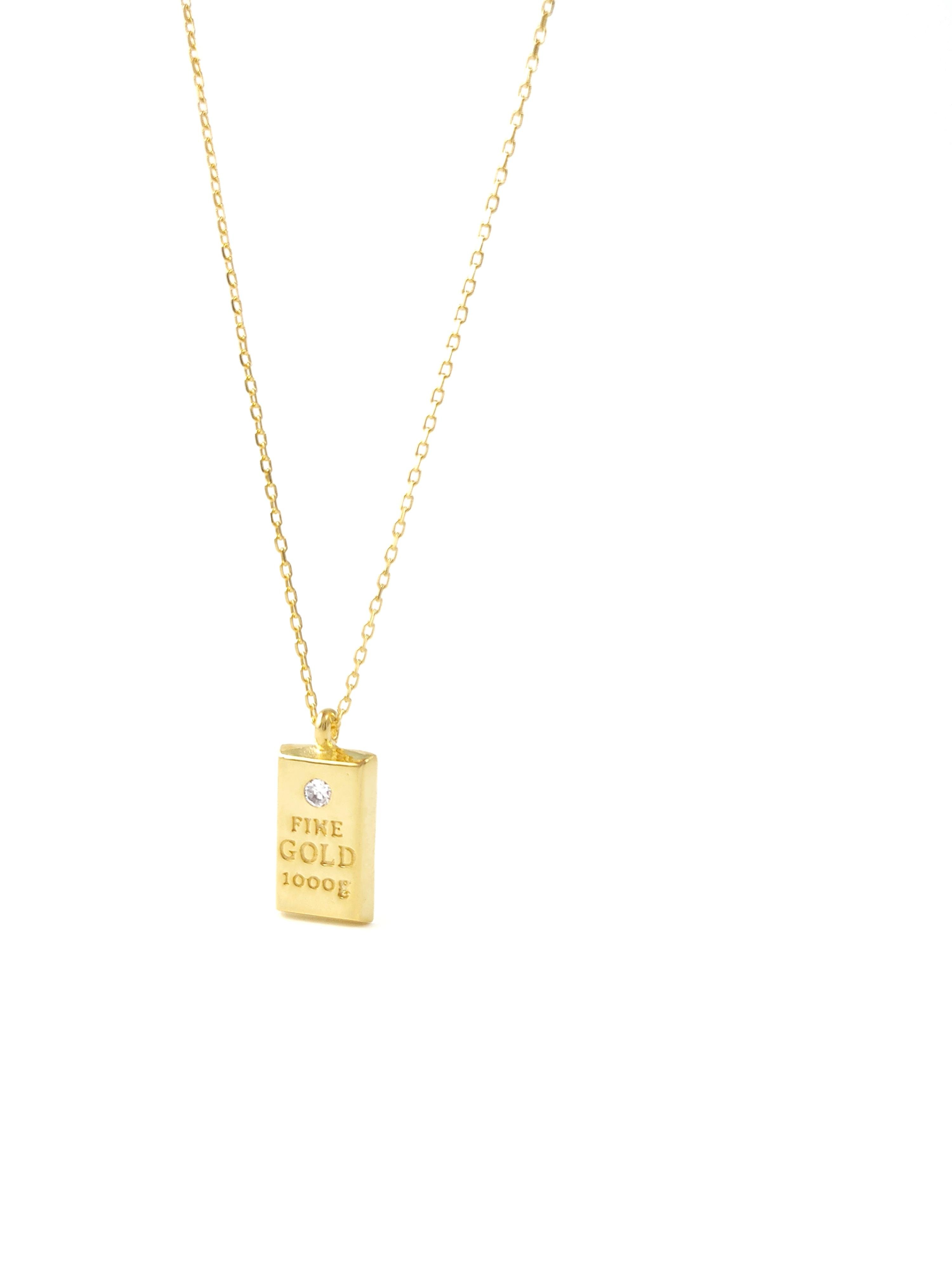 Minimal Külçe Kolye