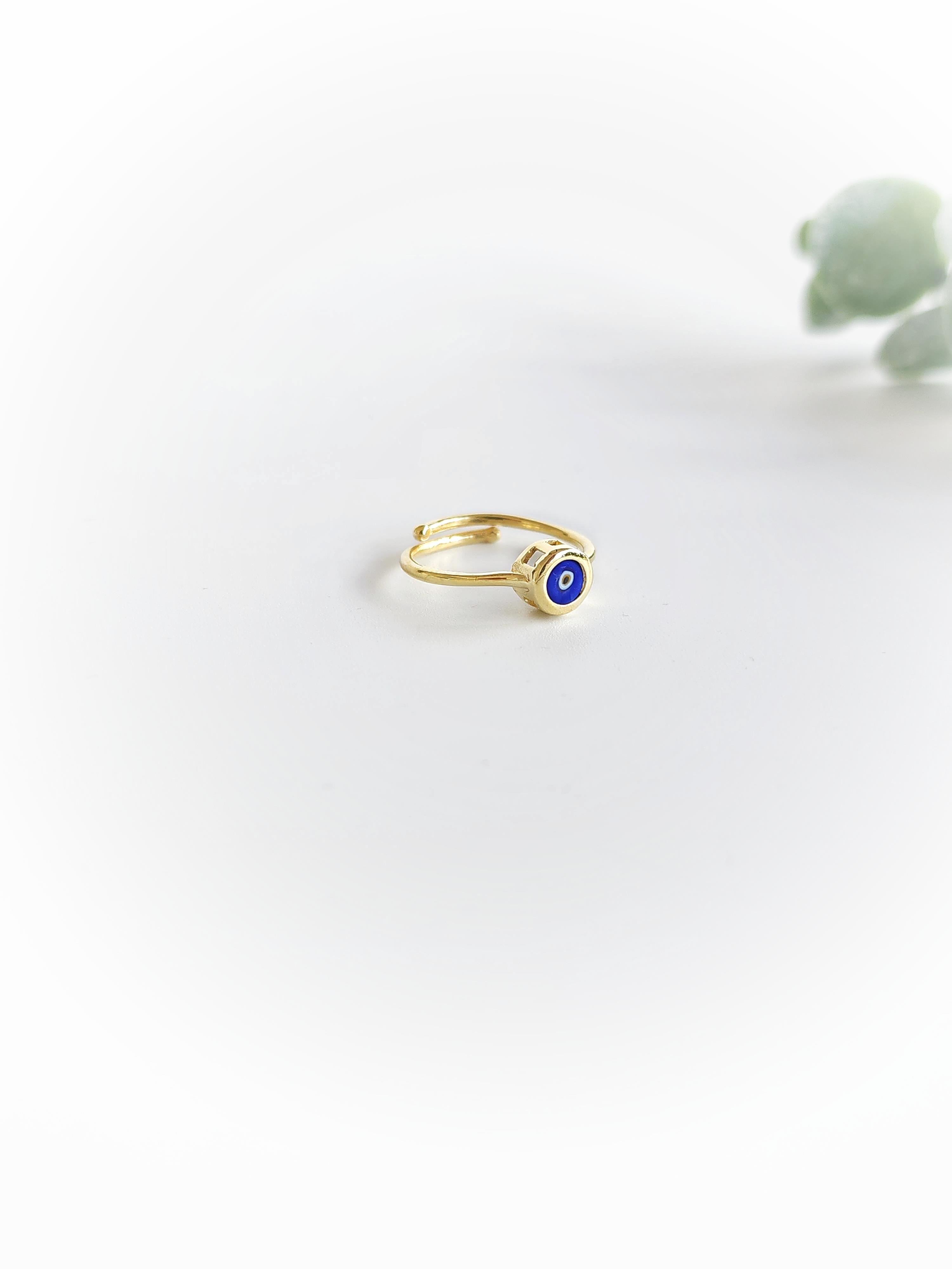 Minimal Nazar Göz Yüzük