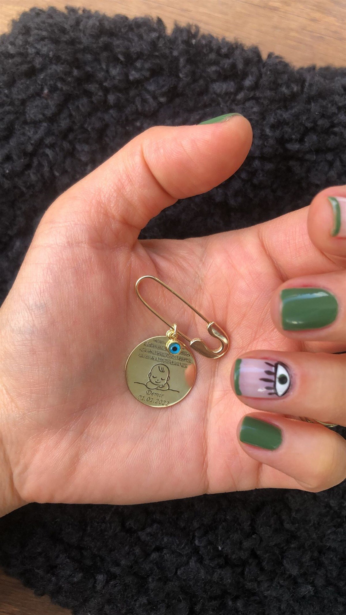 Nazar Dua İğne ( Nazar Gözlü )