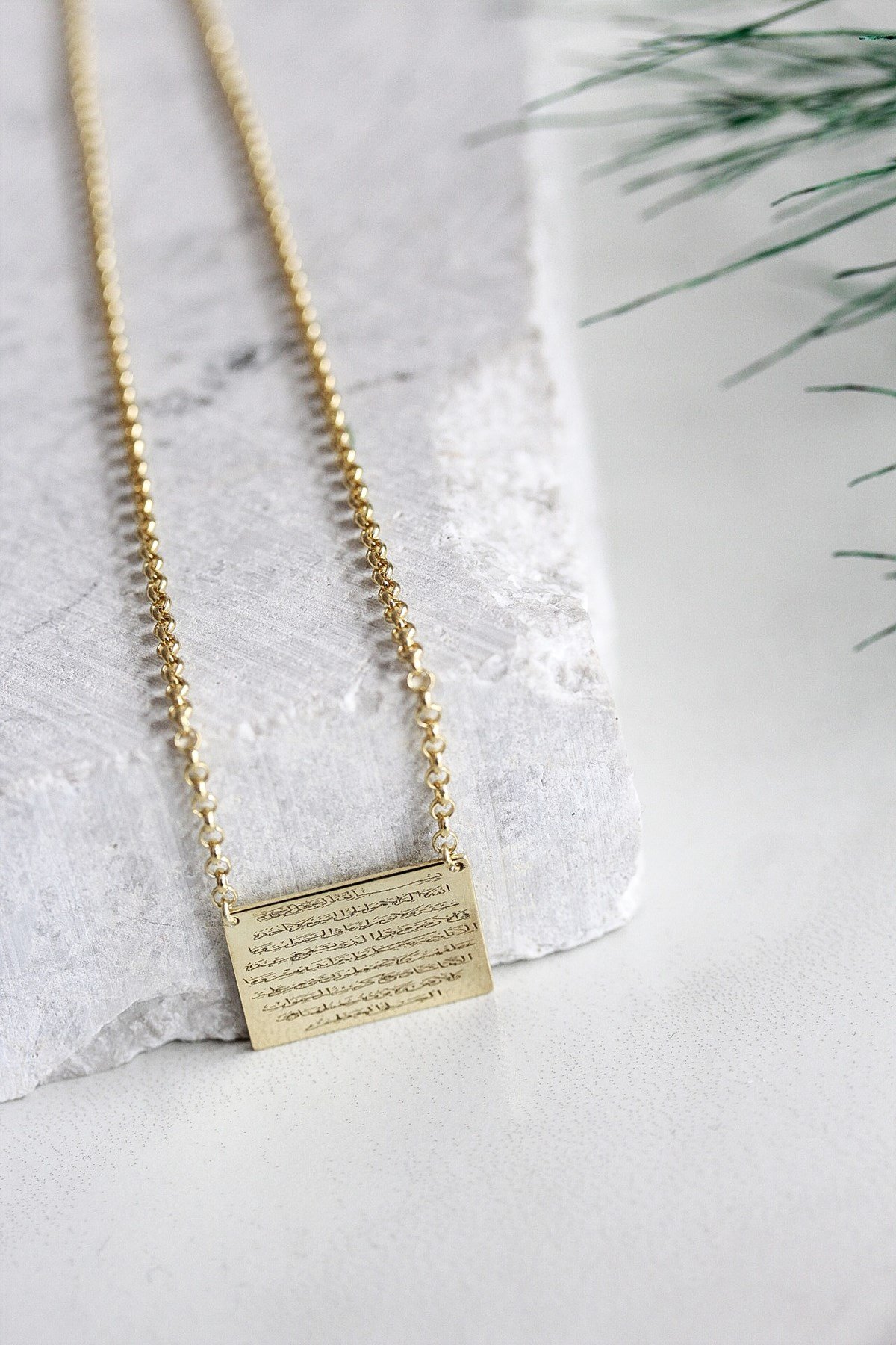 Nazar Duası Plaka Kolye