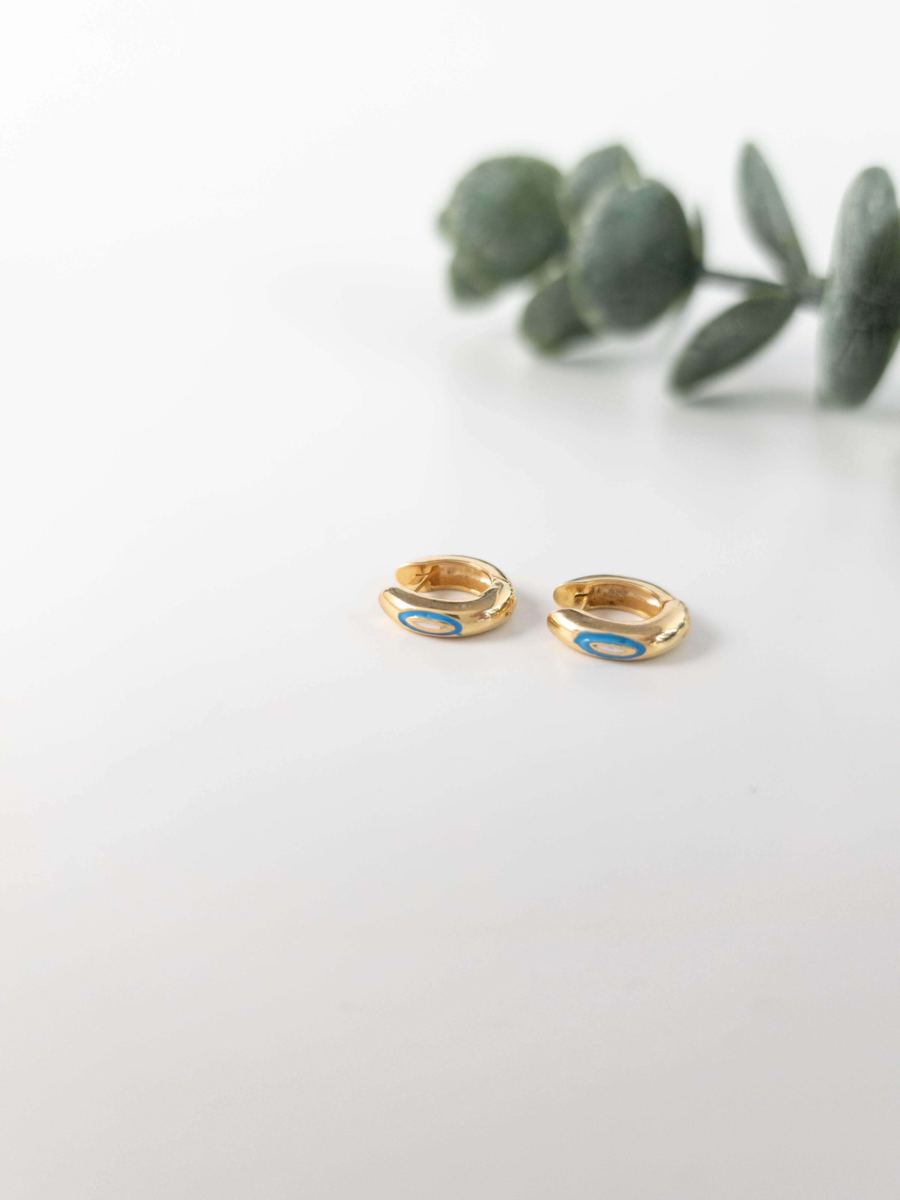 Nazar Göz Halka Küpe