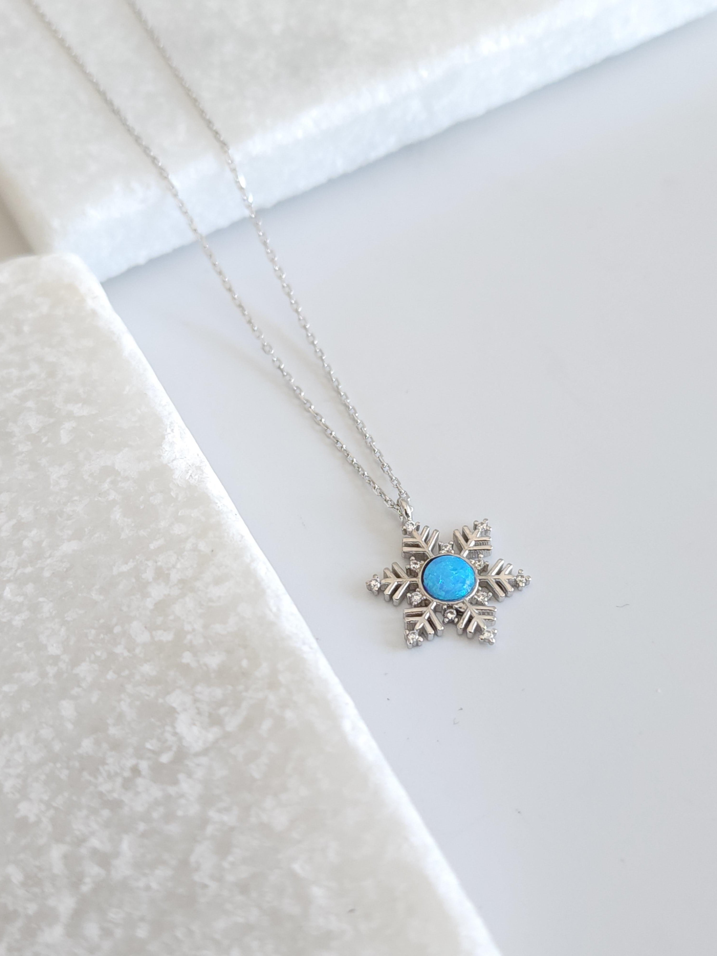 Opal Kar Tanesi Kolye