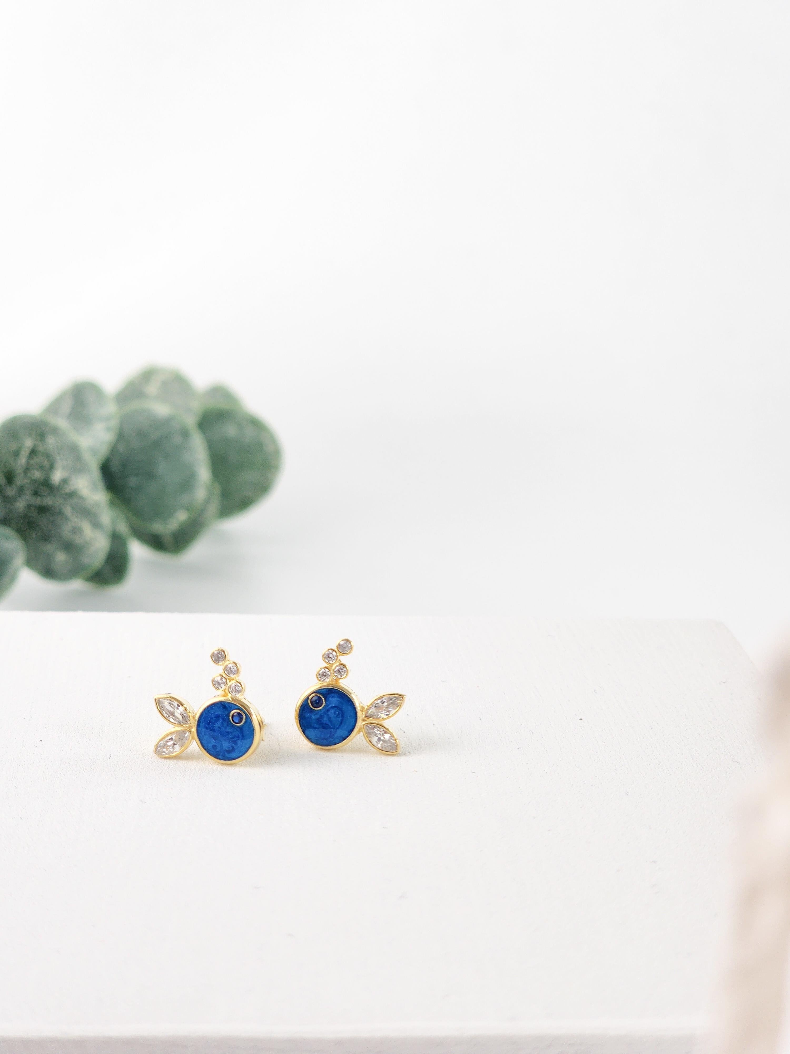 Pescare 3 Çivi Küpe