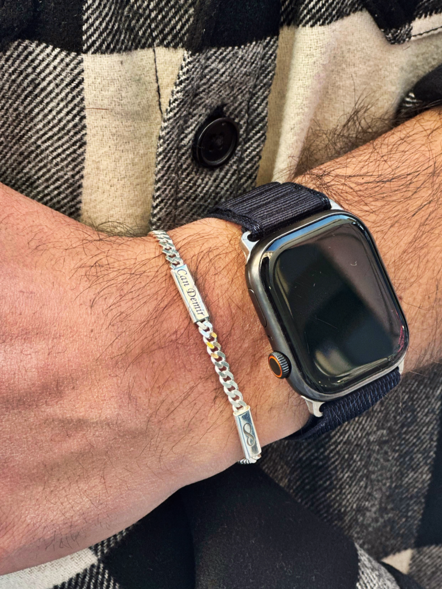 Plaka Zincir Bileklik ( Tarih - İsim - Sembol Yazılabilir )