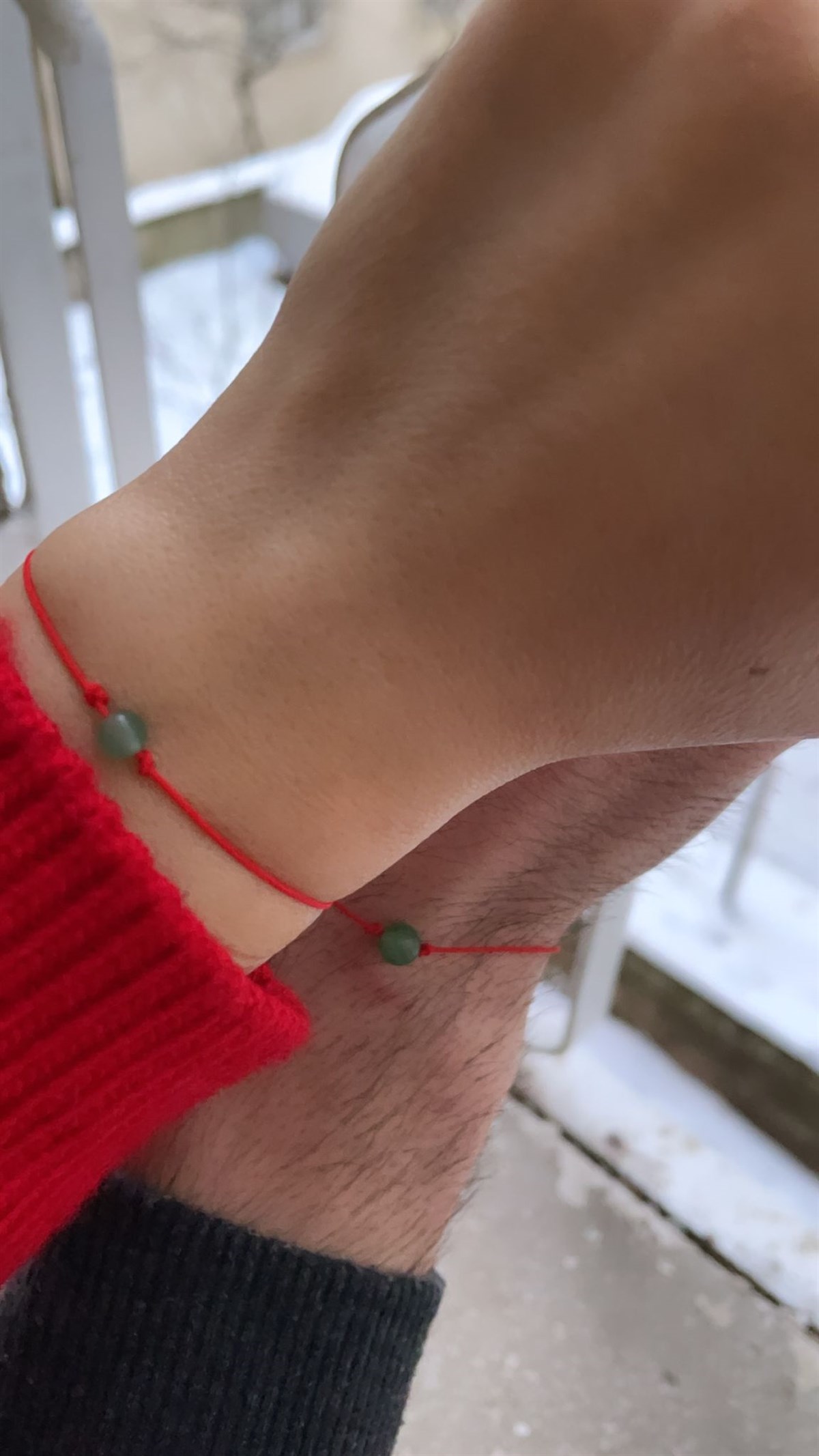 Ruh Eşi Doğal Taş Bileklik ( Çift )