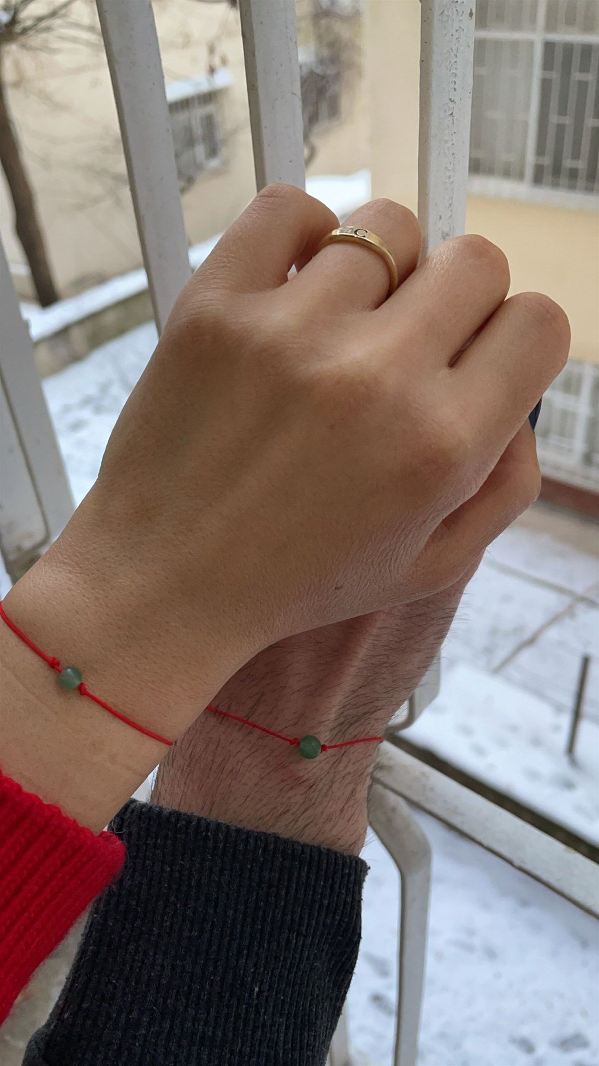 Ruh Eşi Doğal Taş Bileklik ( Çift )