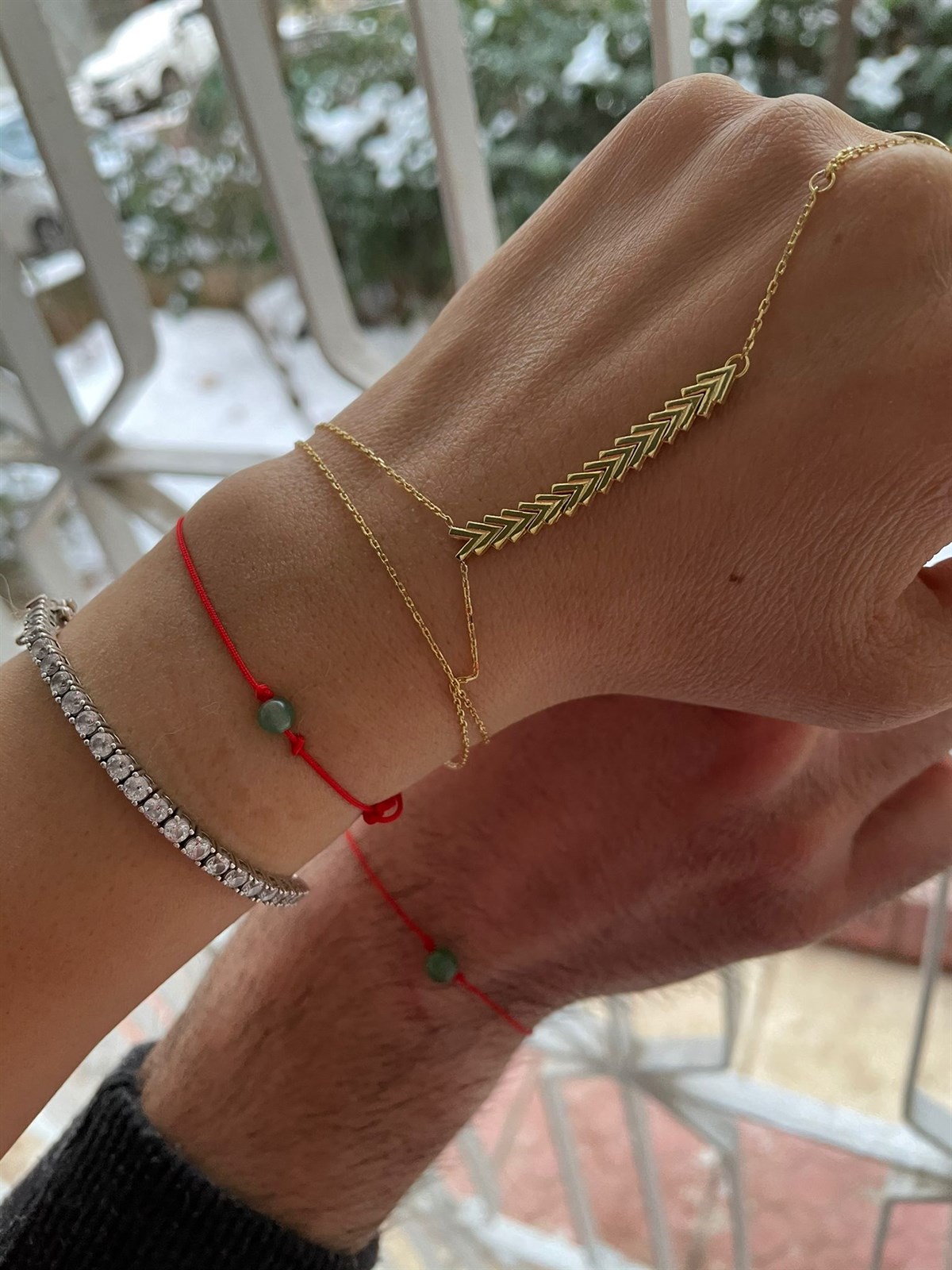 Ruh Eşi Doğal Taş Bileklik ( Çift )