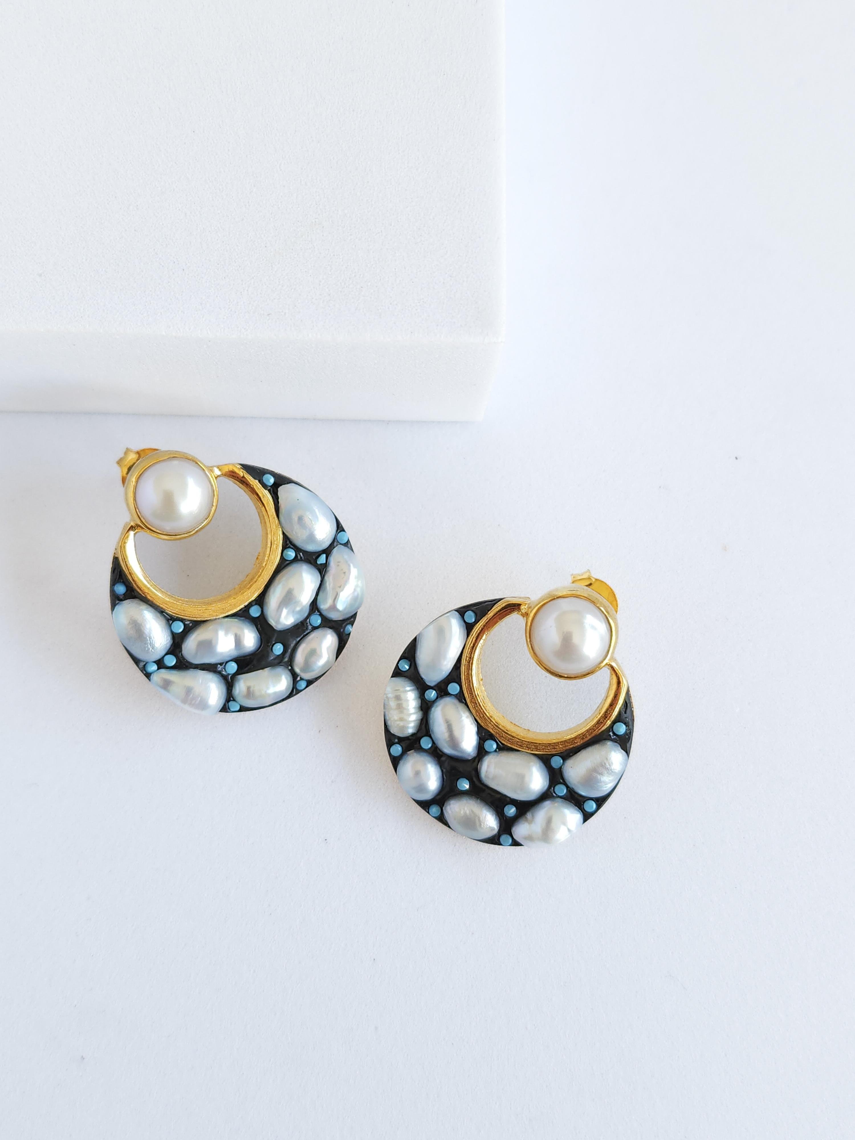 Tasarım Doğal Taş Küpe