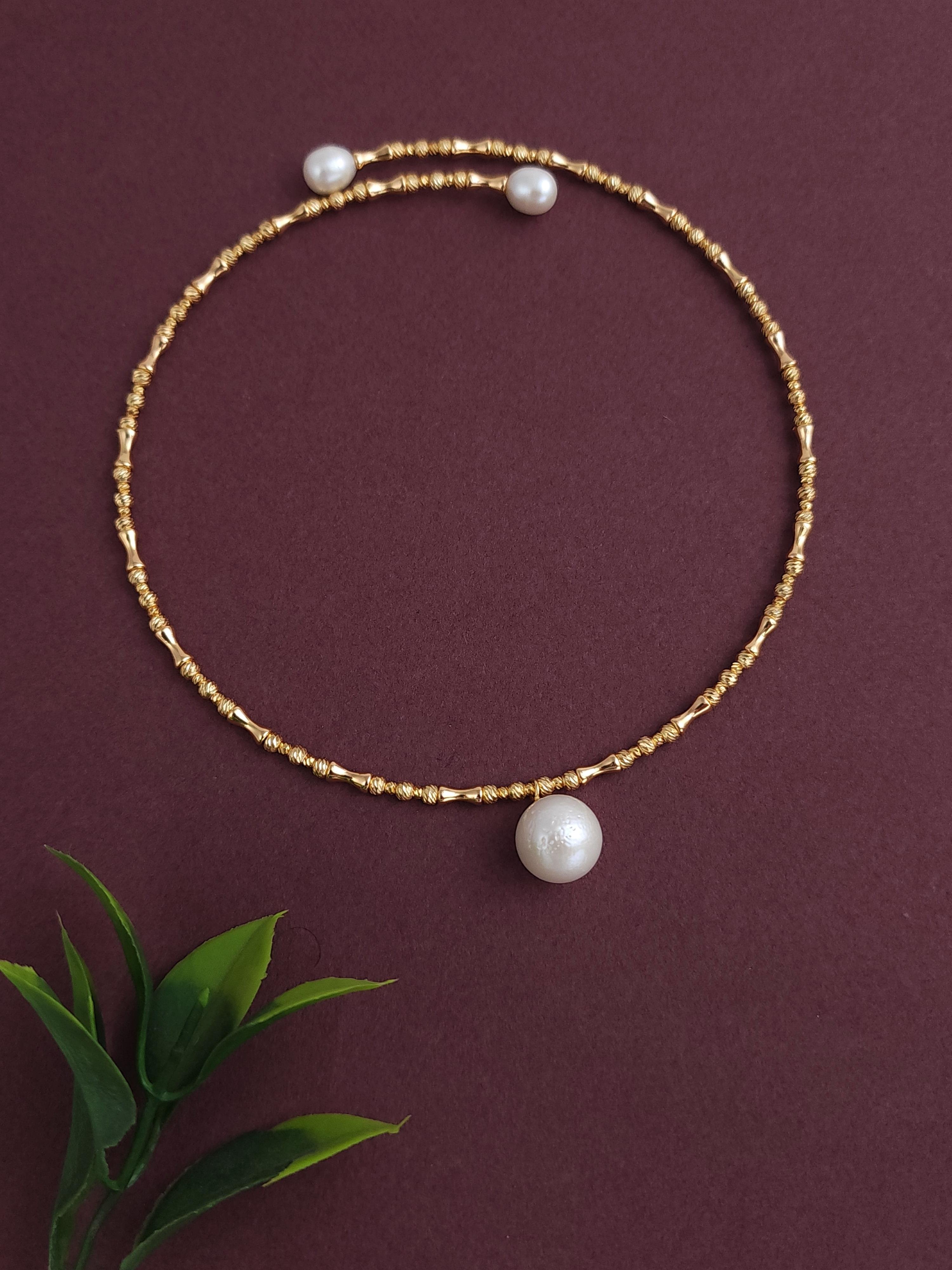 Tasarım İnci Choker Kolye