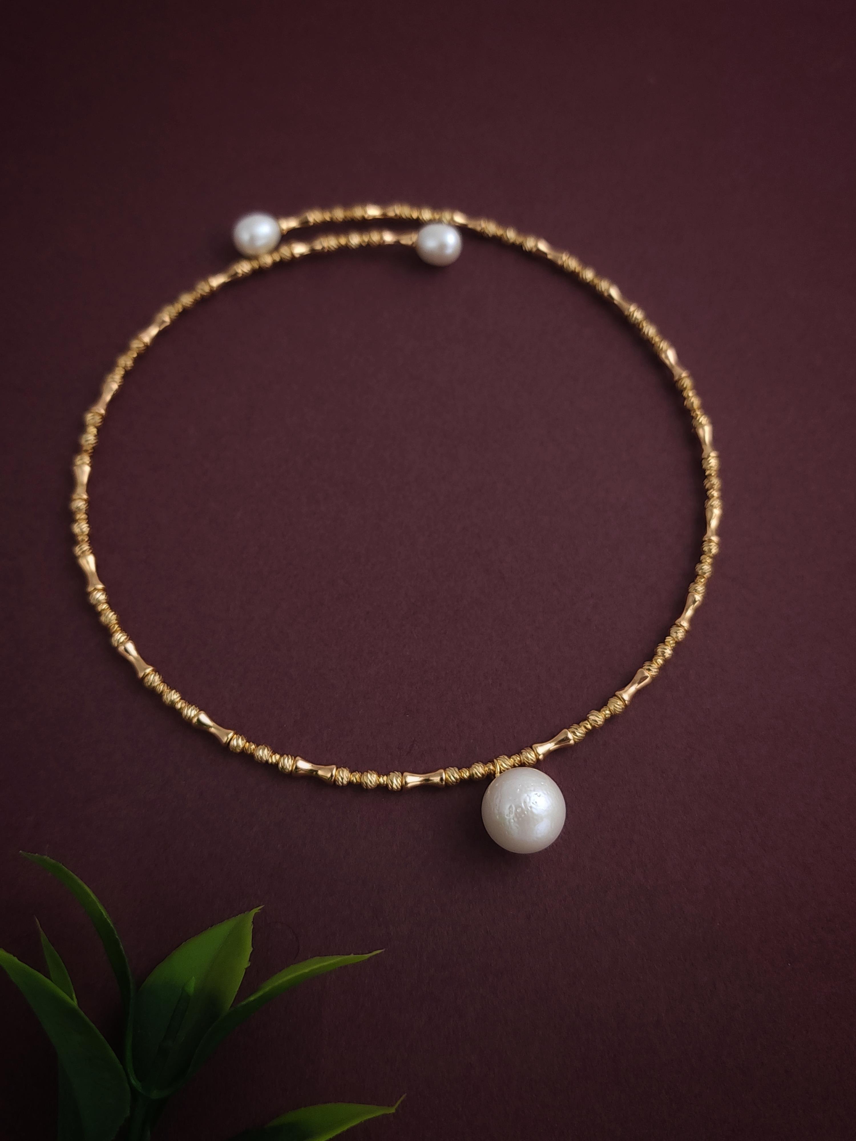 Tasarım İnci Choker Kolye