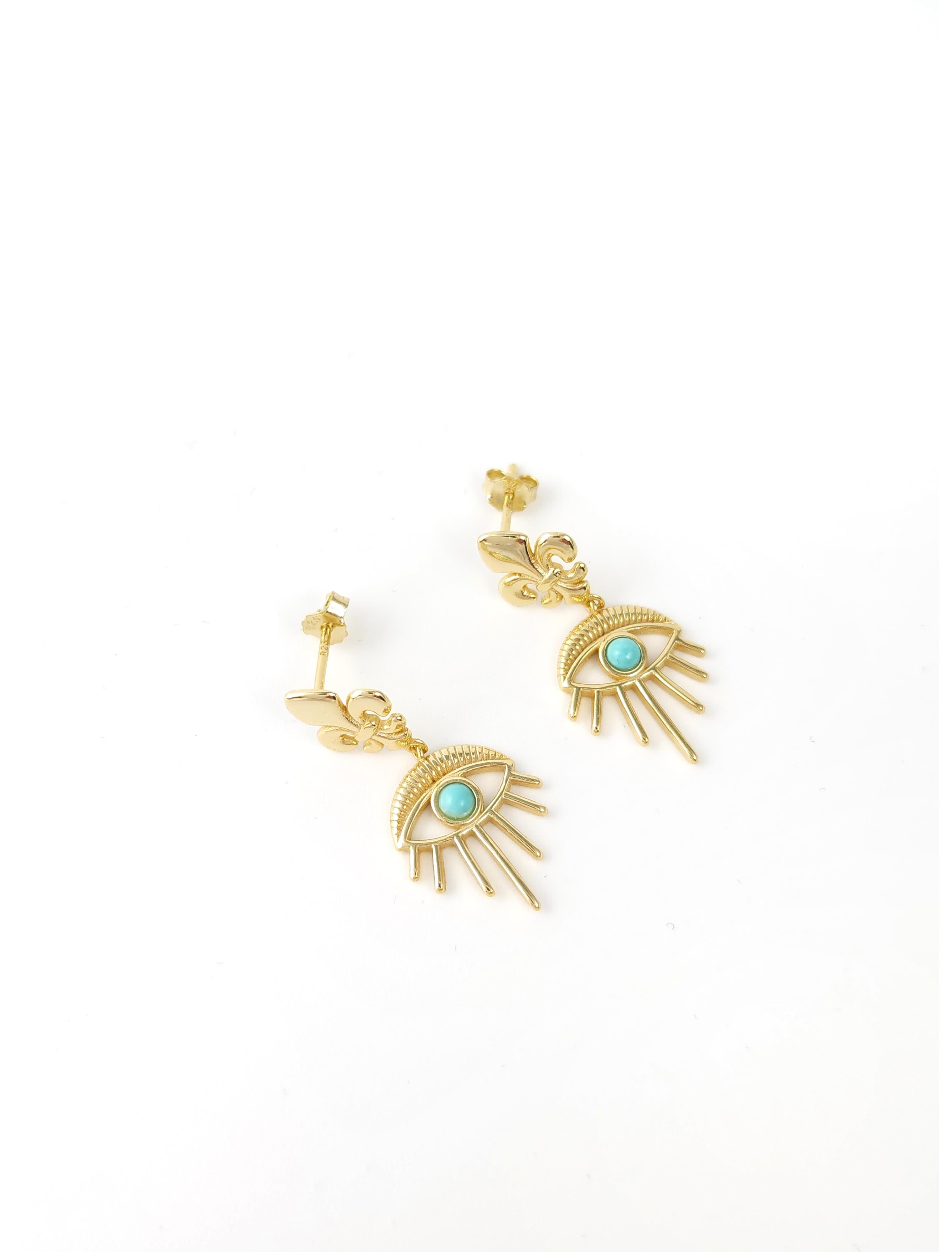 Tasarım Lotus Göz Küpe