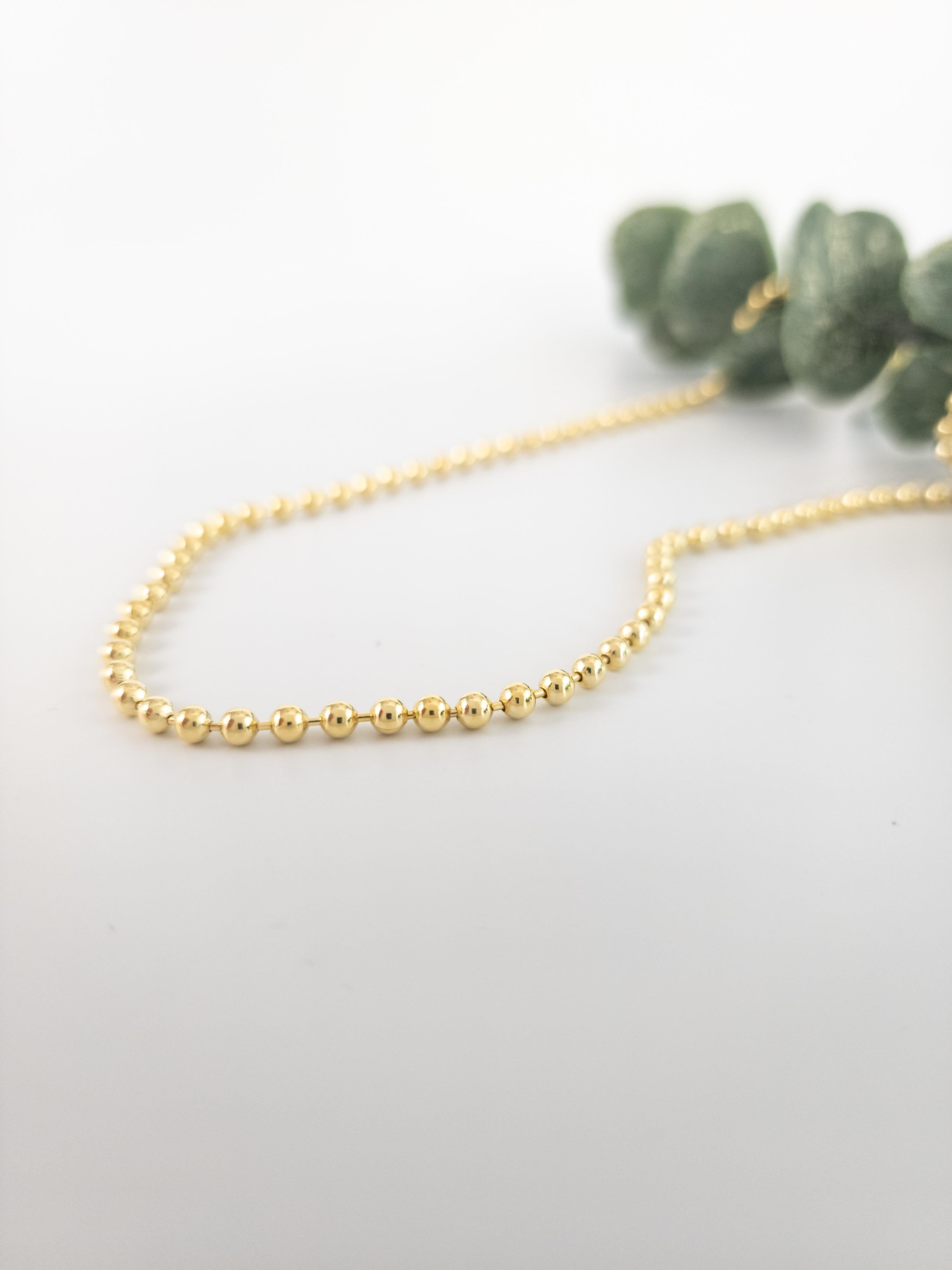 Topcuk Zincir Kolye ( 55 cm )