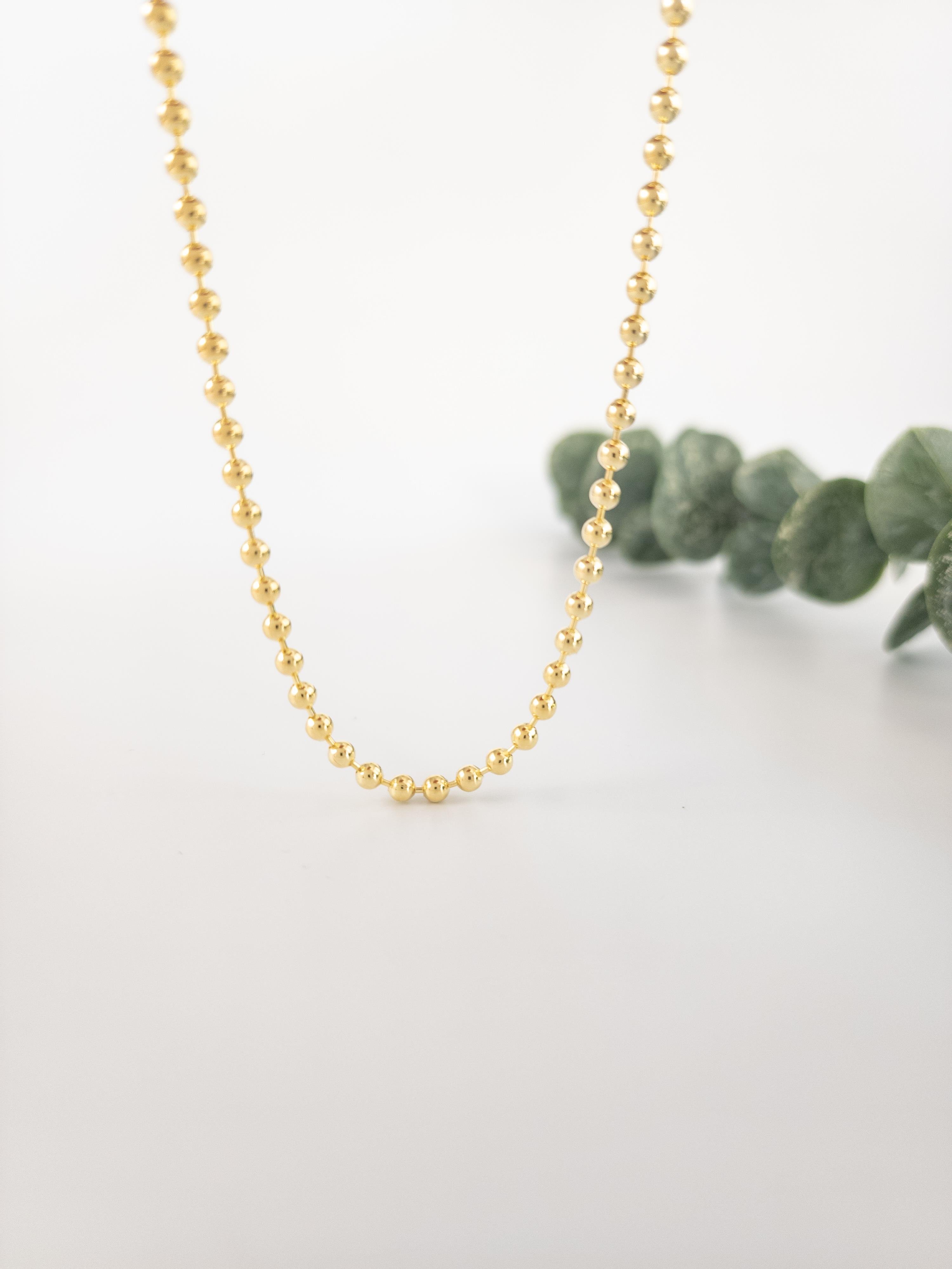 Topcuk Zincir Kolye ( 55 cm )