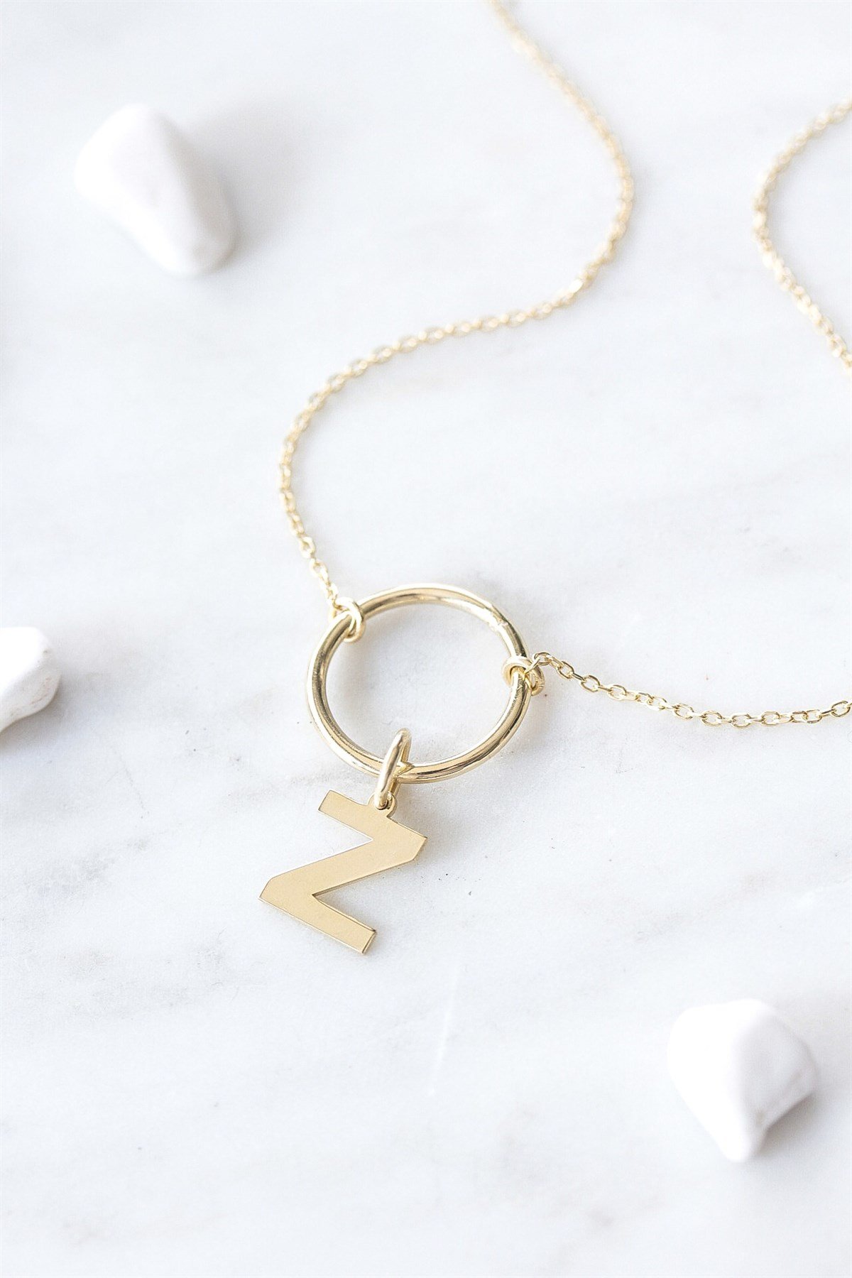 Uzun Zincir Harf Kolye