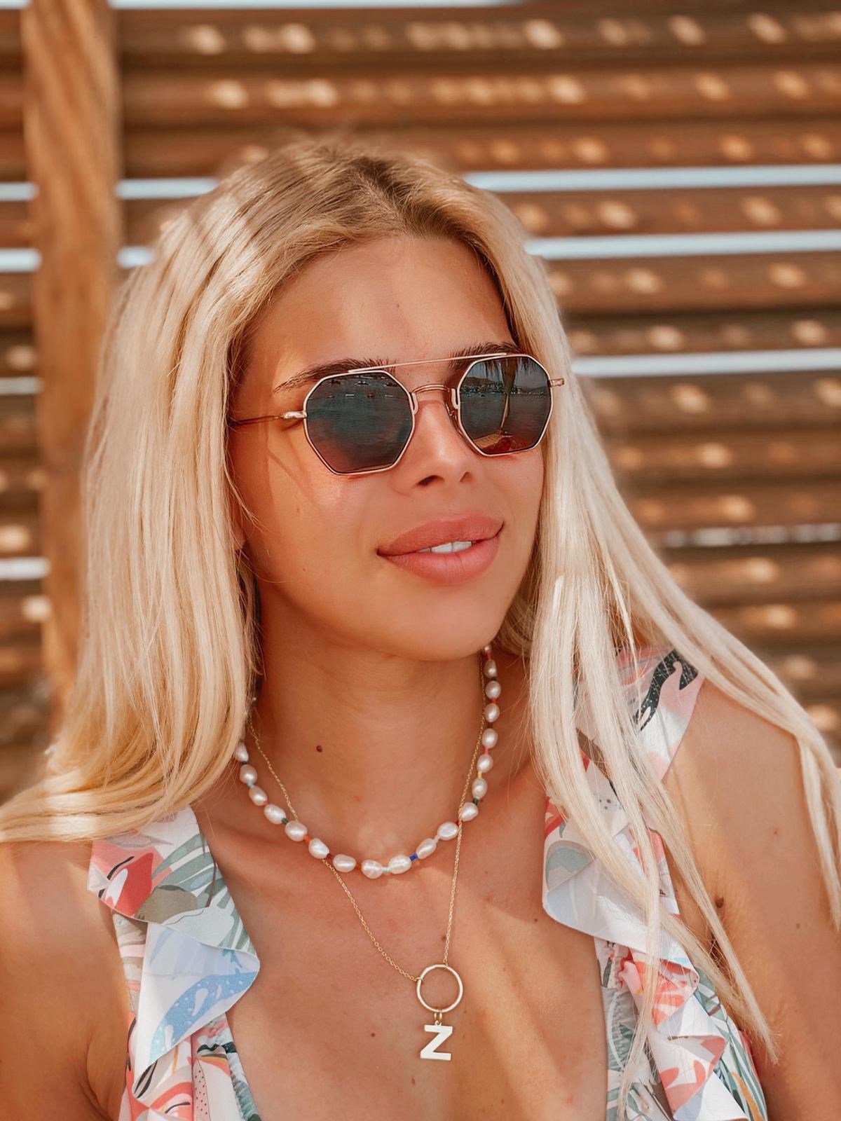 Uzun Zincir Harf Kolye