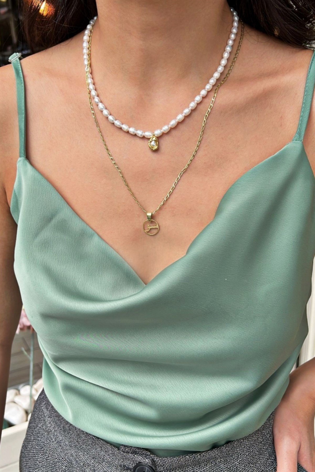 Uzun Zincir Sev Kolye