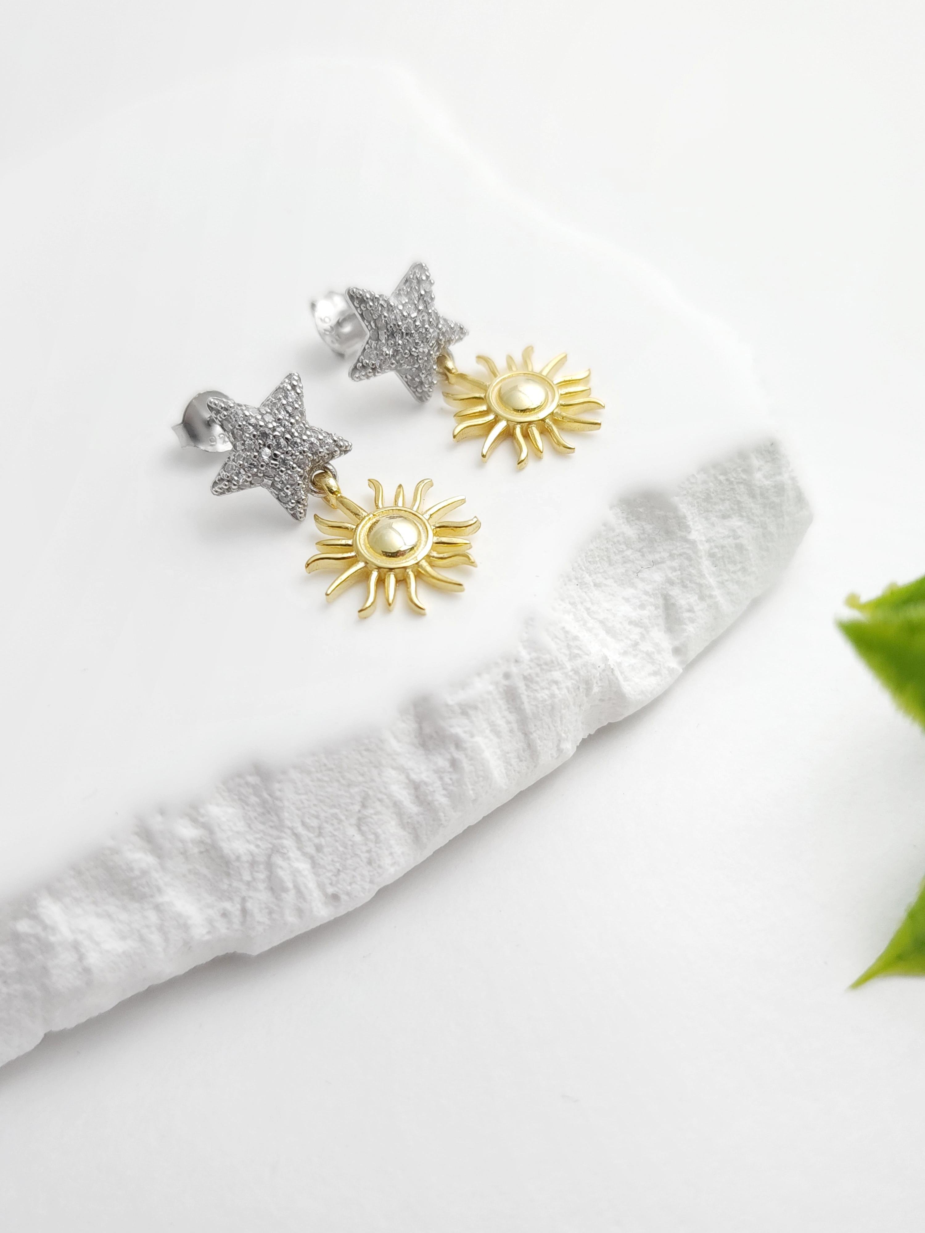 Yıldız Güneş Tasarım Küpe