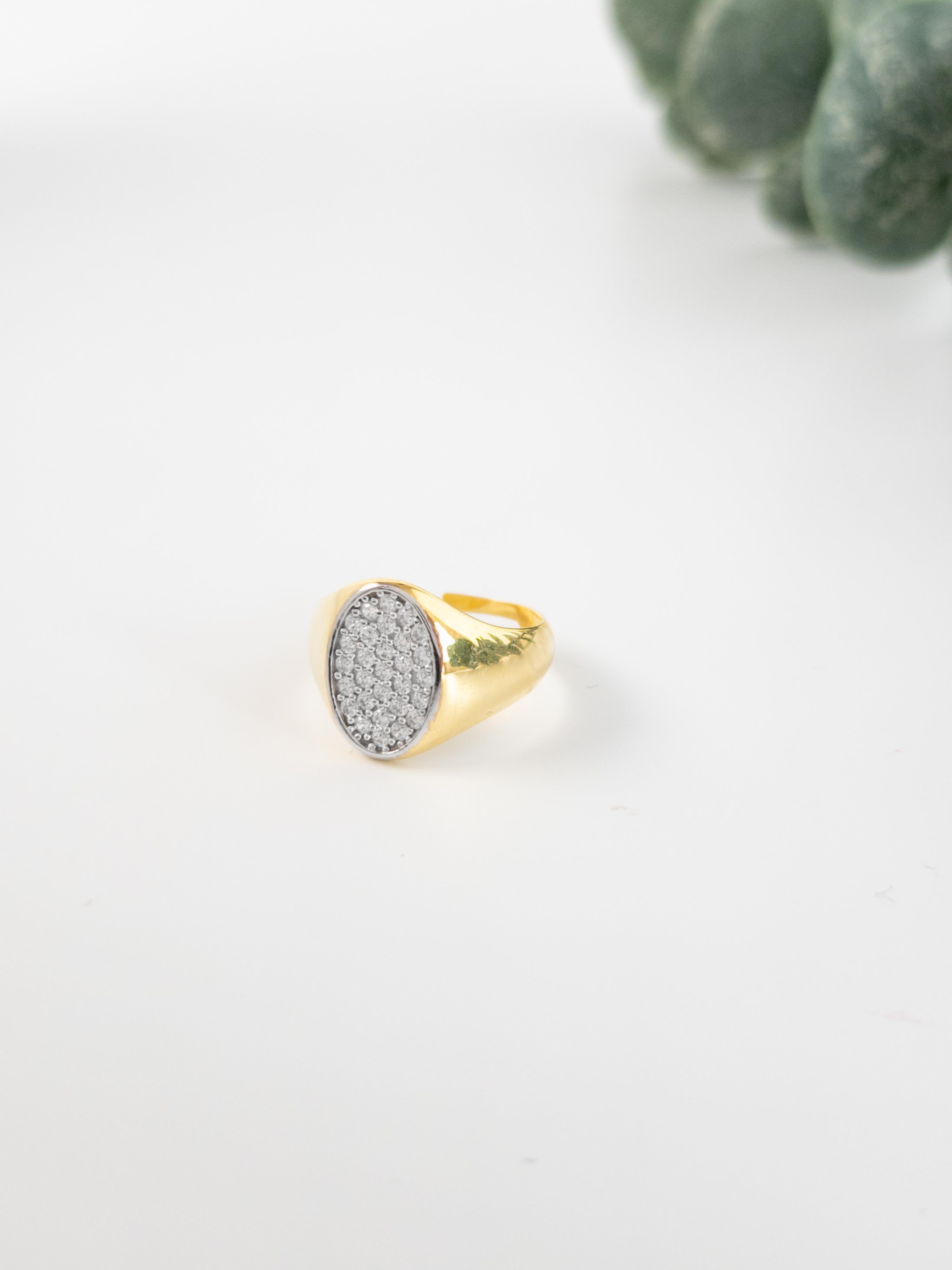 Zirkon Şövalye Yüzük