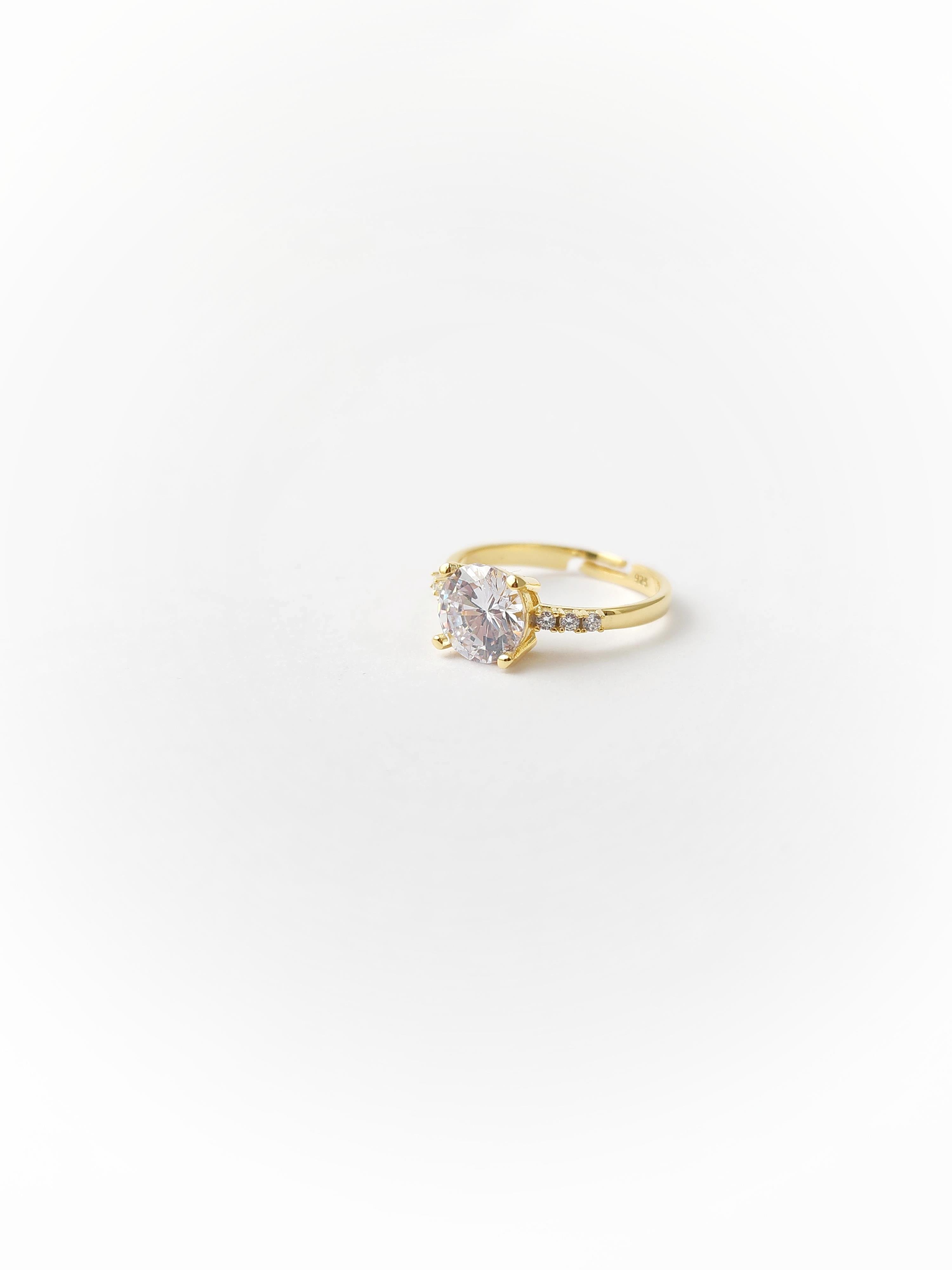 Zirkon Tektaş 2 Yüzük