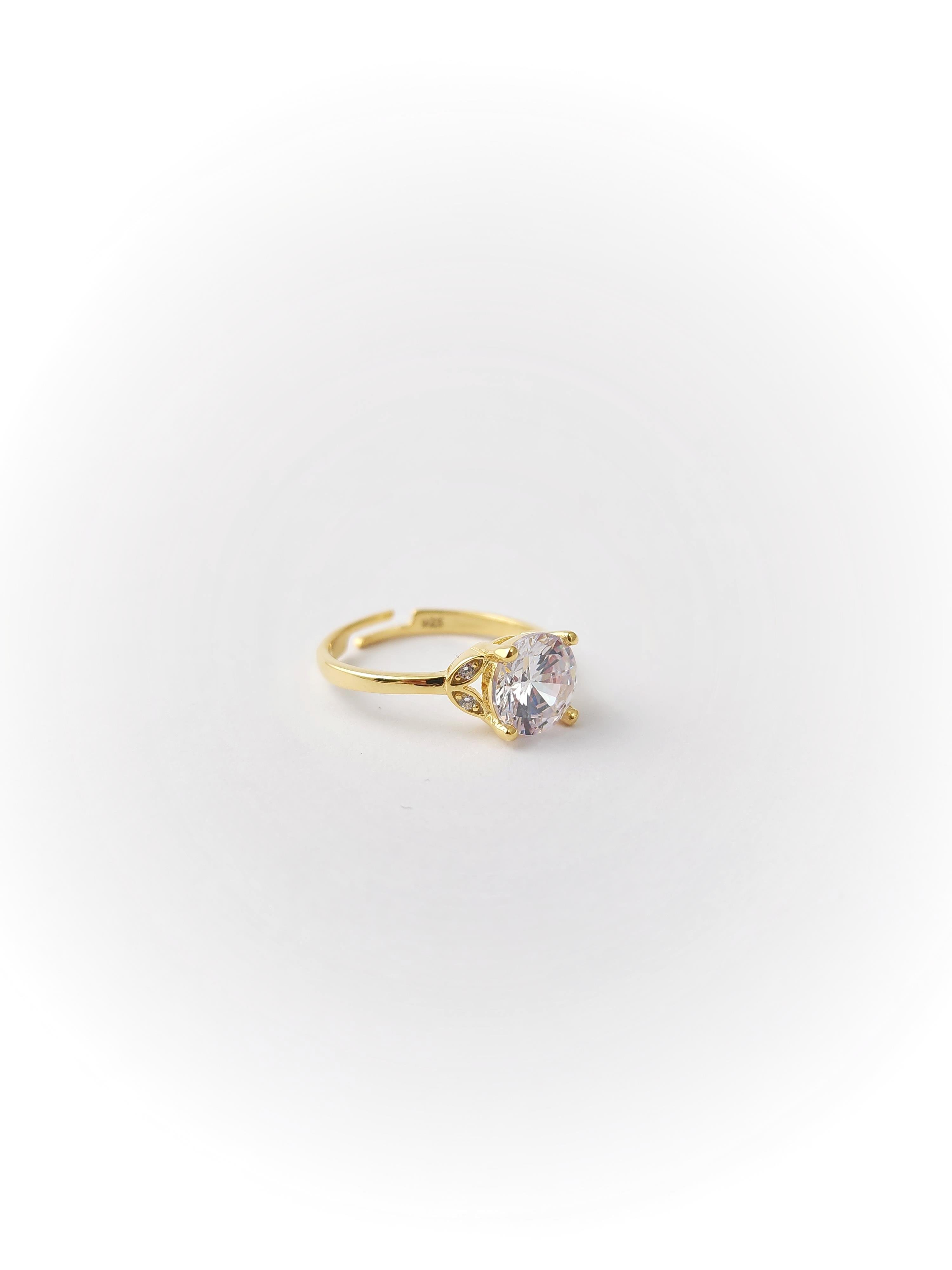 Zirkon Tektaş Yüzük