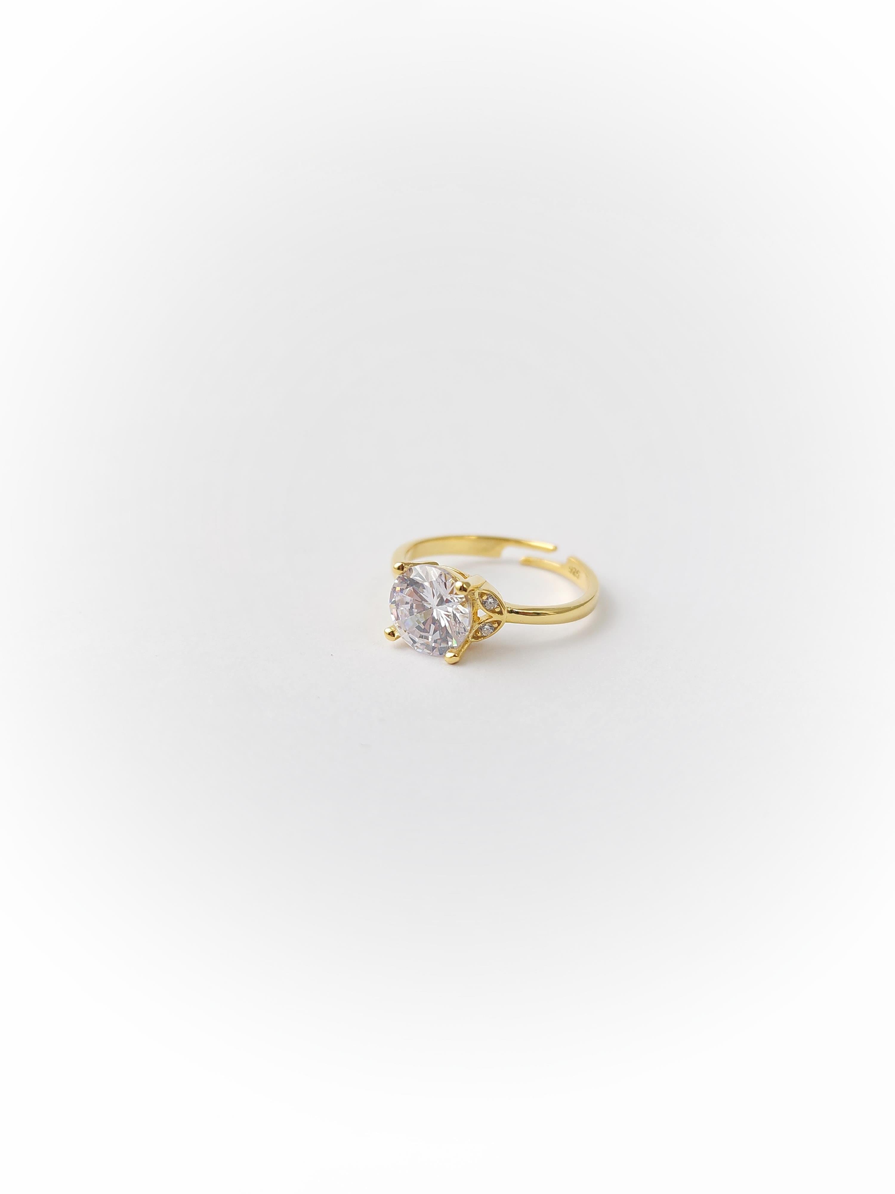 Zirkon Tektaş Yüzük