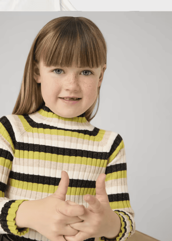 Mayoral Kız Çocuk Ribanalı Takmayaka Kazak Yeşil 4062