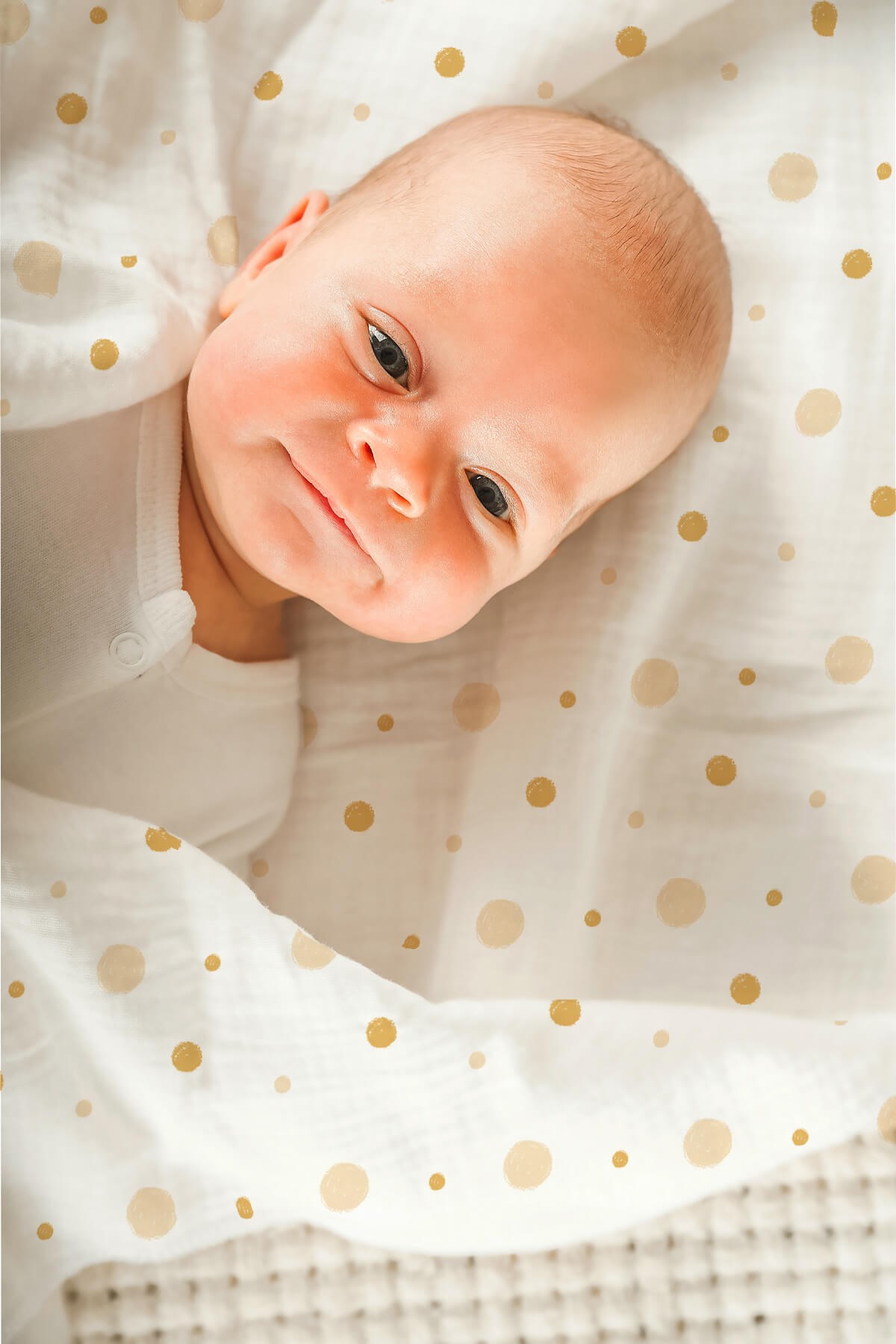 Love Dots / Picky Baby Tekli Organik Müslin