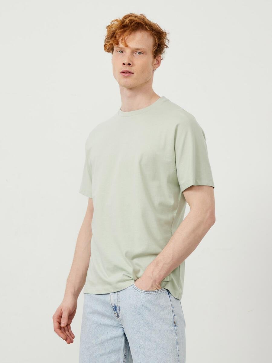 BİSİKLET YAKA BASİC T-SHIRT