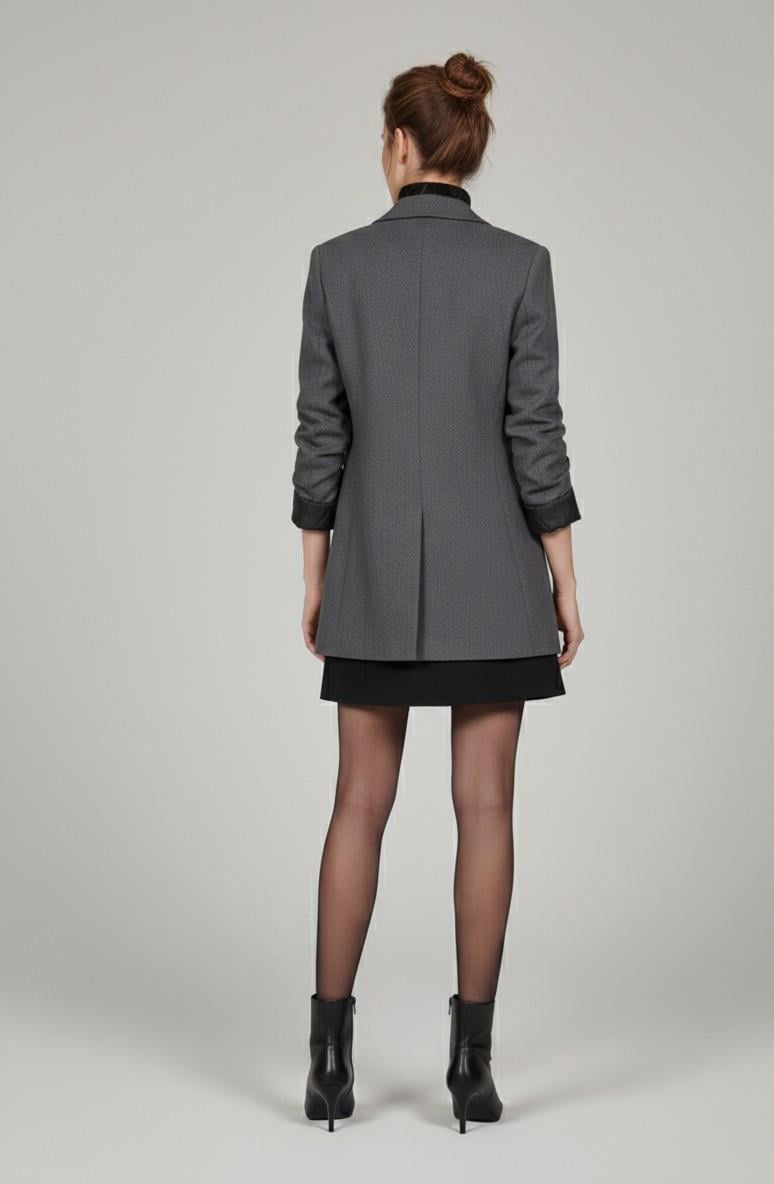 ÇİFT DÜĞMELİ BLAZER CEKET