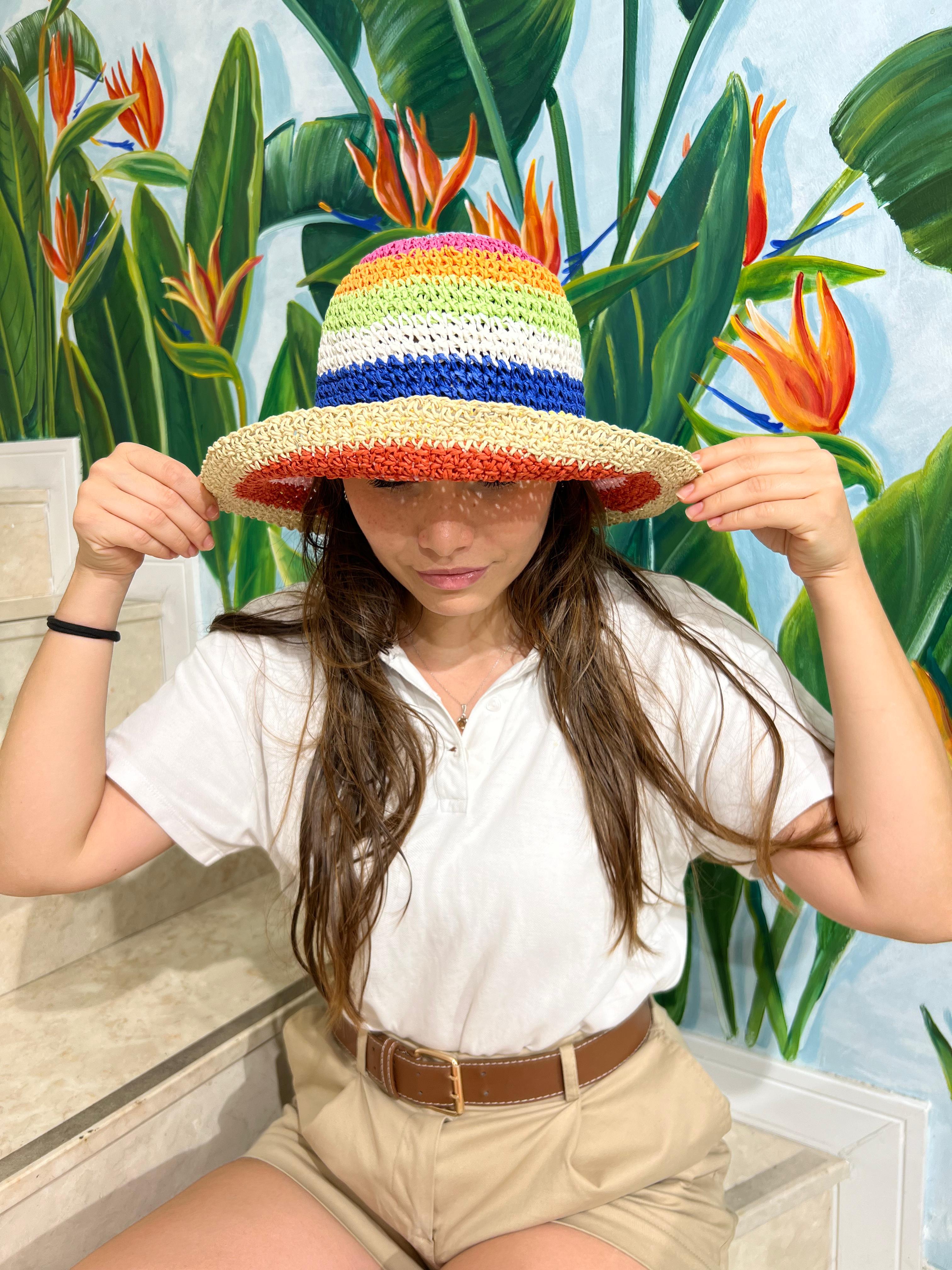 GÖKKUŞAĞI HASIR ŞAPKA