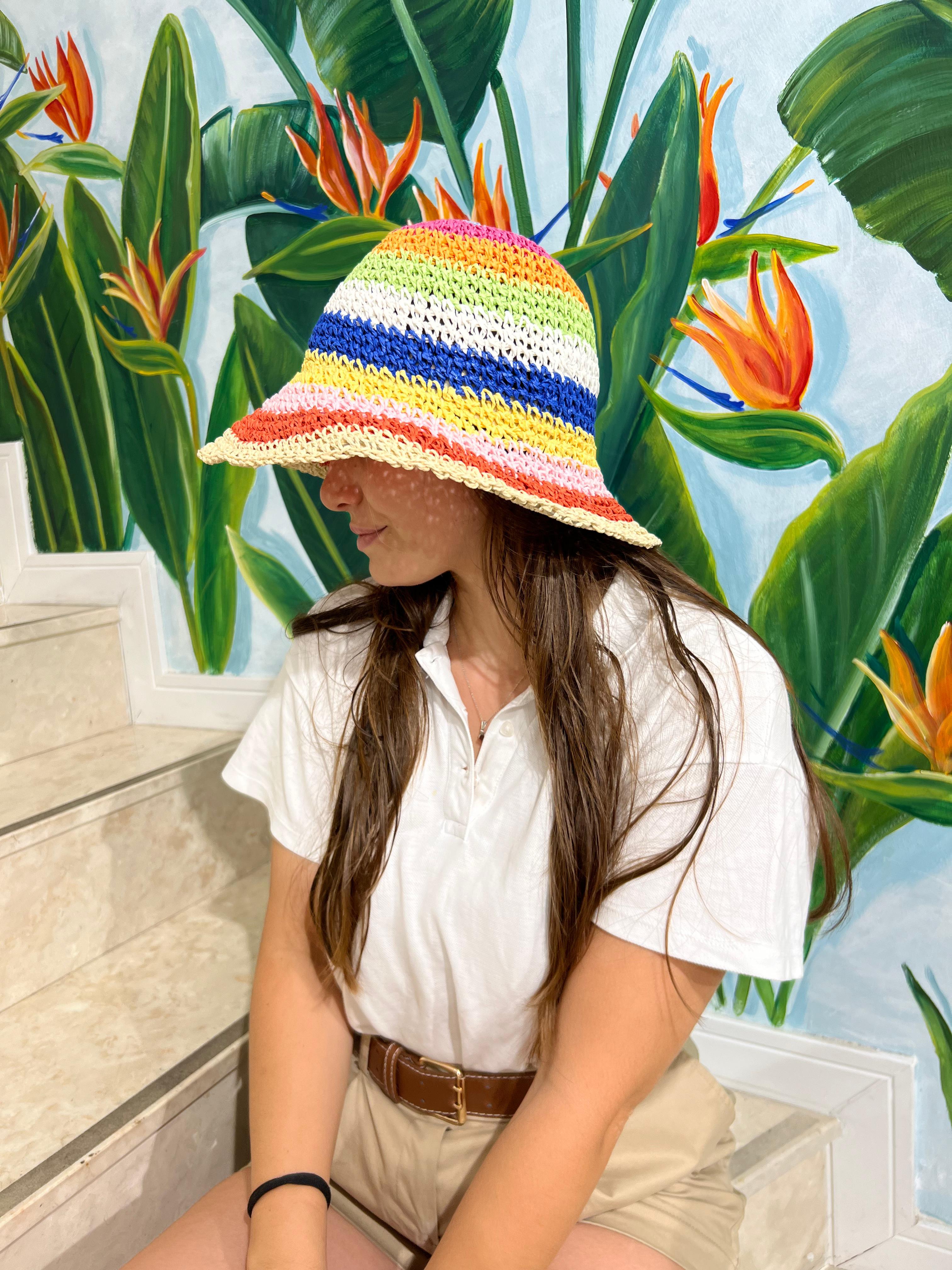 GÖKKUŞAĞI HASIR ŞAPKA