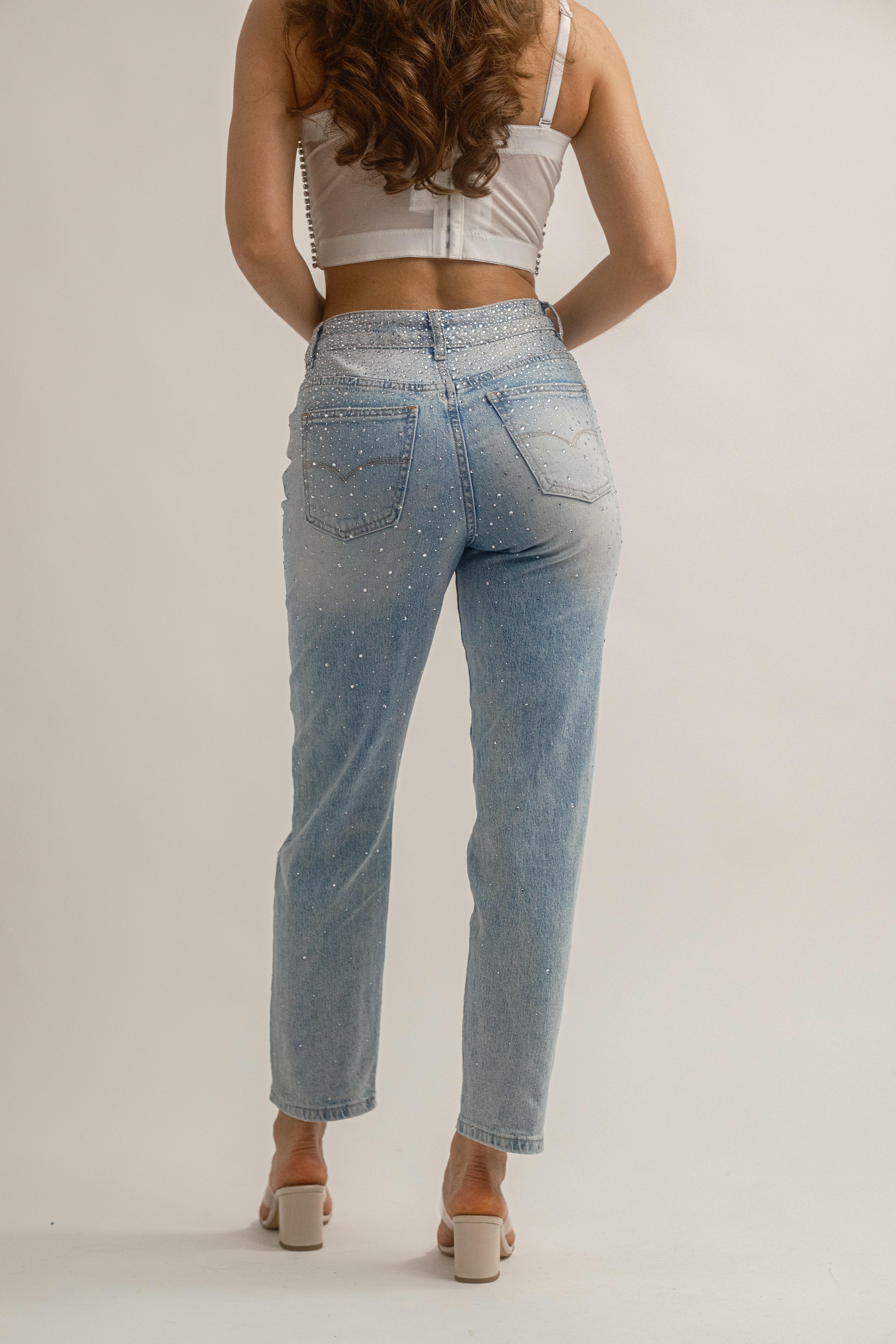 REGULAR TAŞLI JEAN