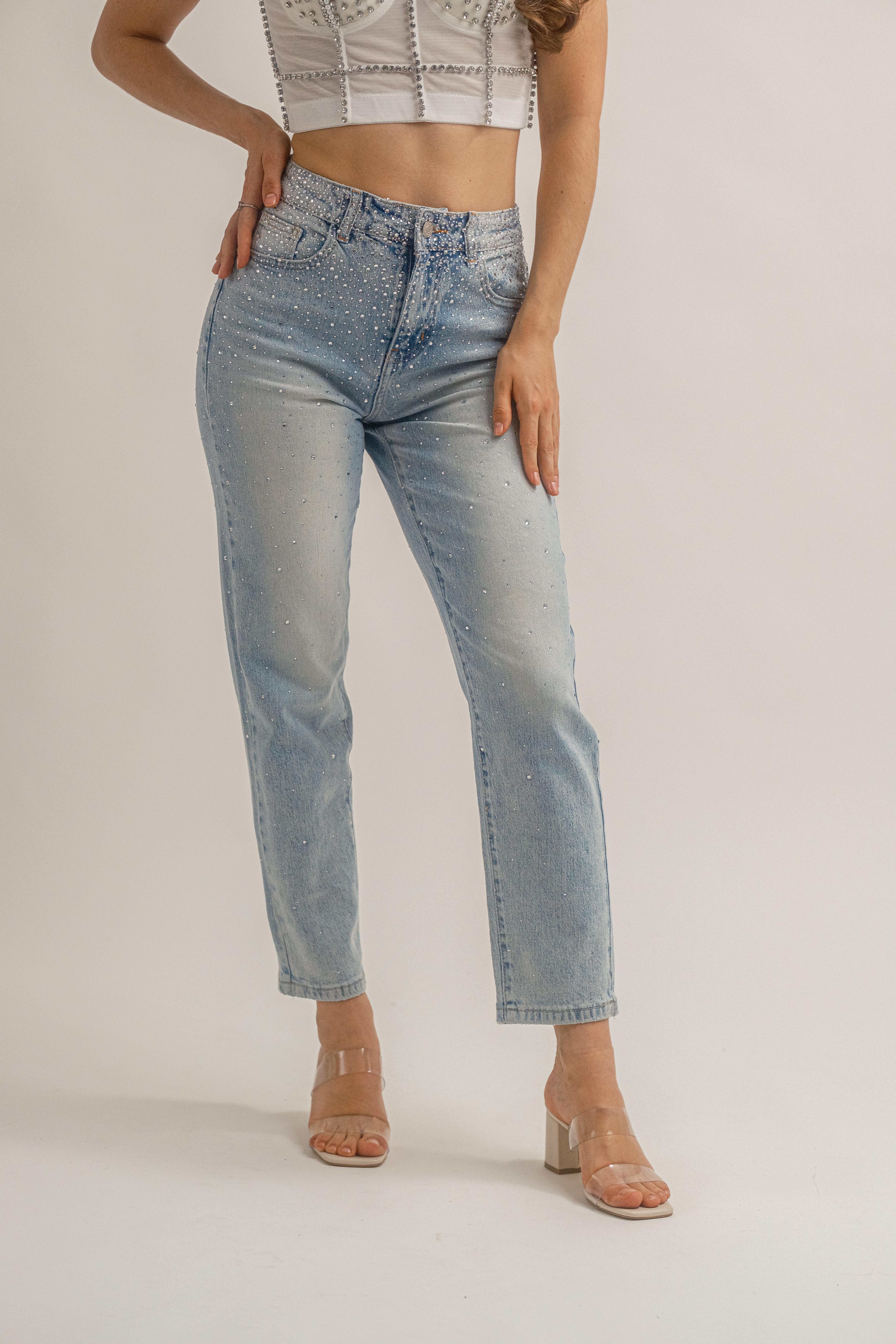 REGULAR TAŞLI JEAN