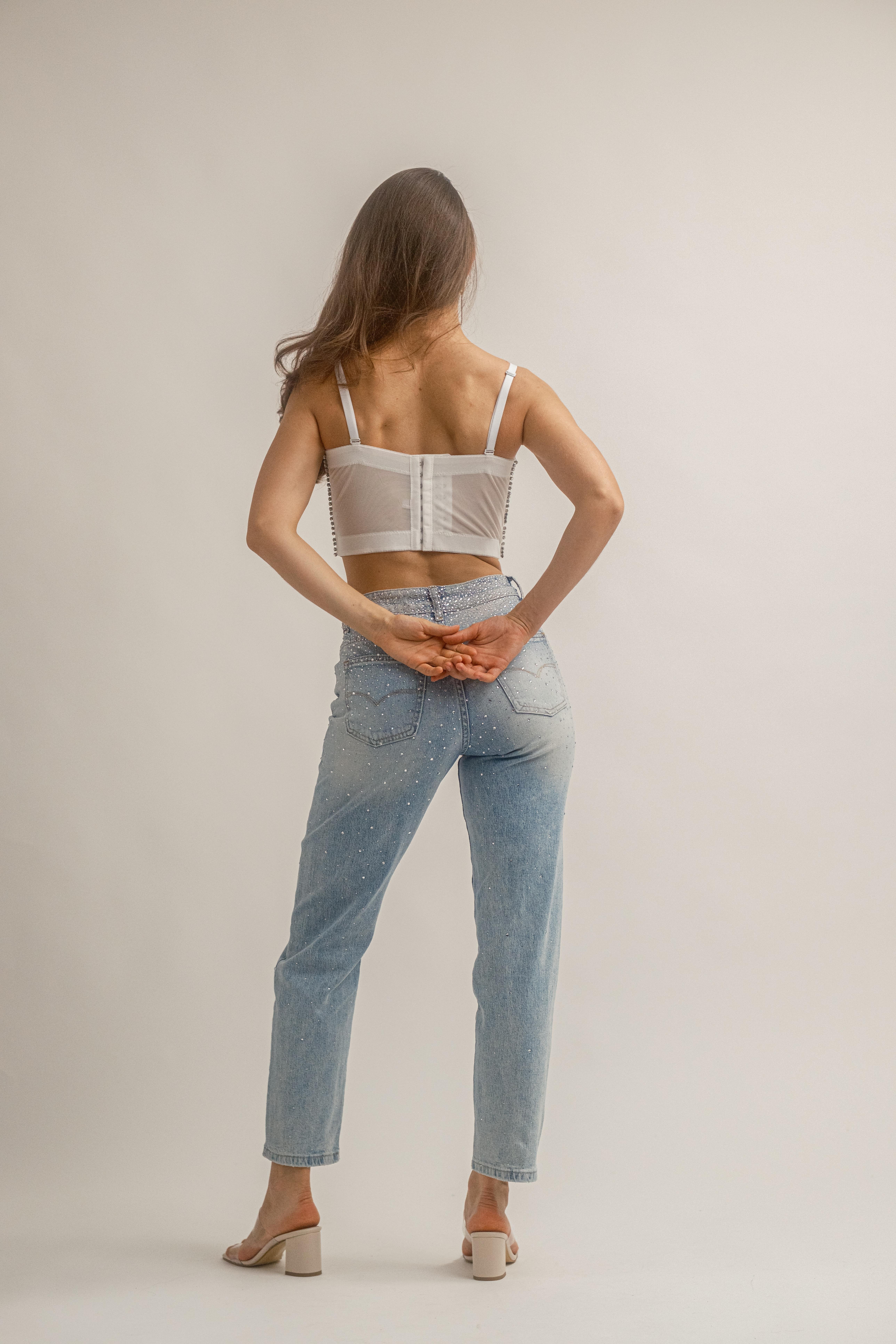 REGULAR TAŞLI JEAN