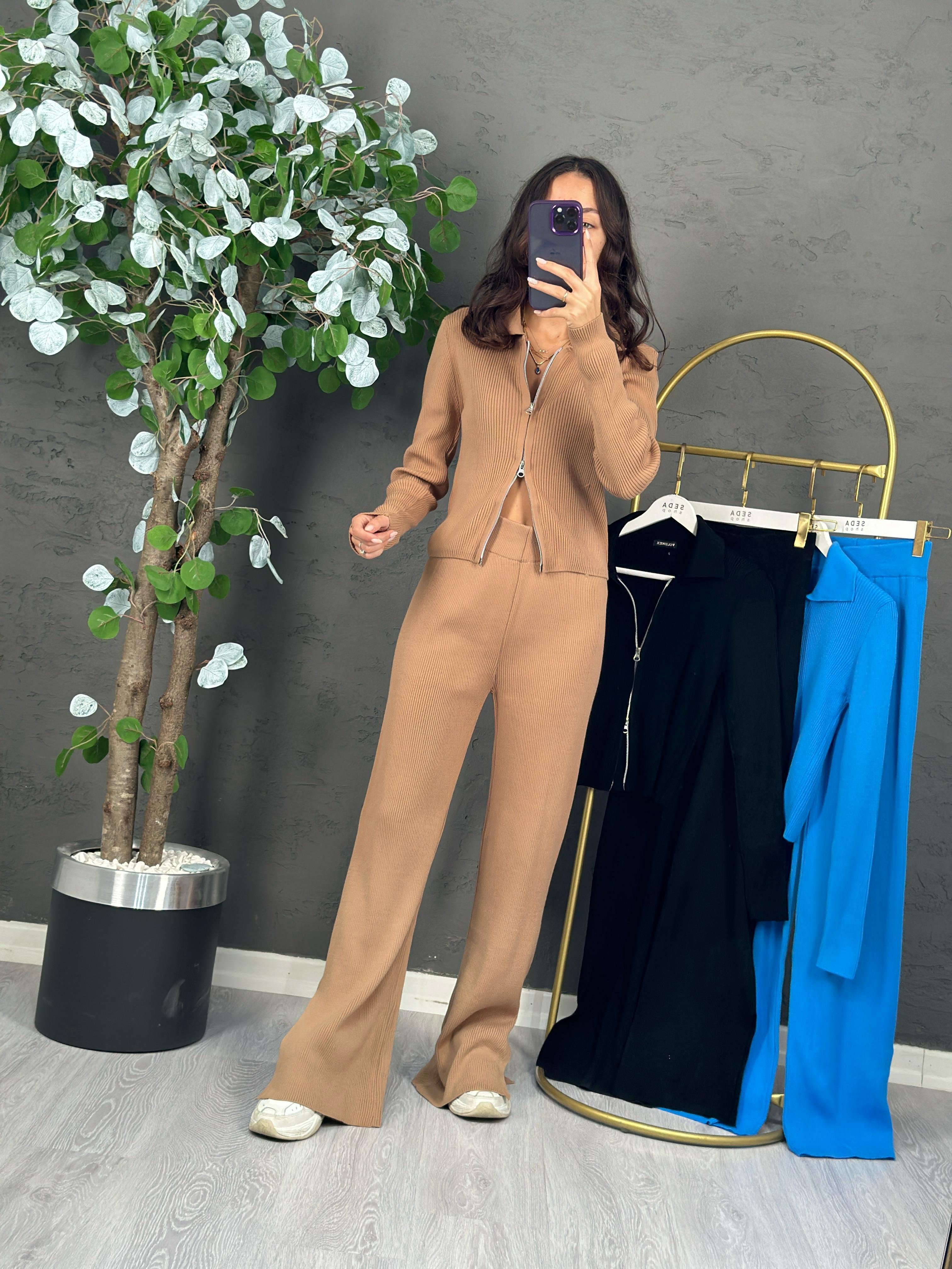 CAMEL FARMUARLI TRİKO TAKIM 