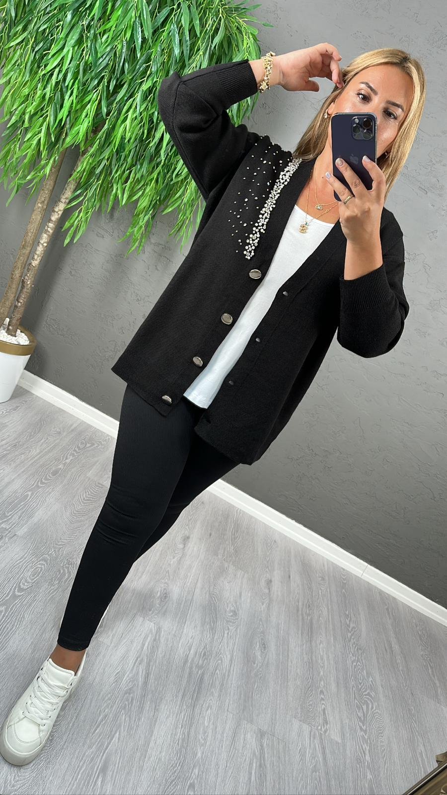 FİTİLLİ SİYAH TAYT