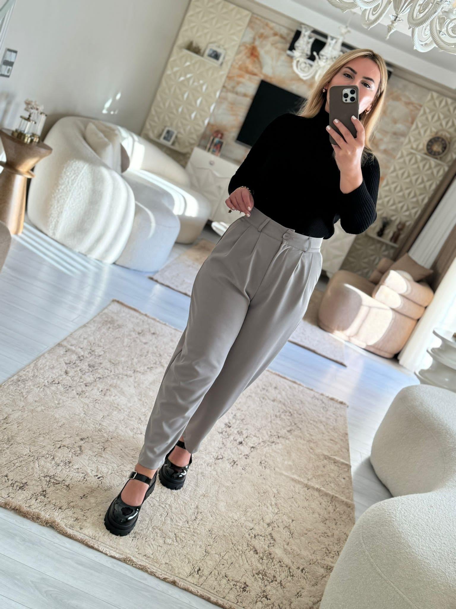 GRİ HAVUÇ PANTOLON