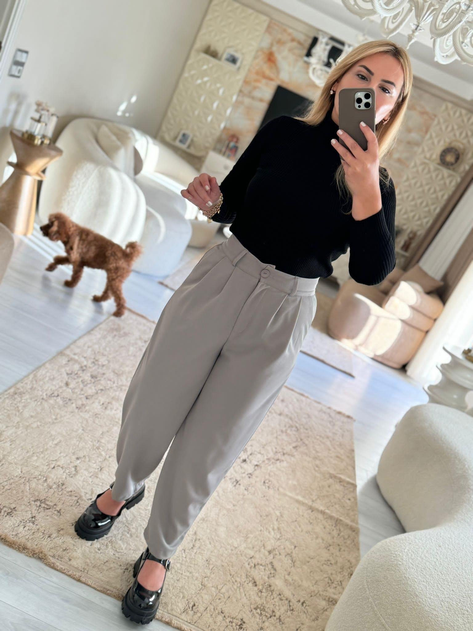 GRİ HAVUÇ PANTOLON