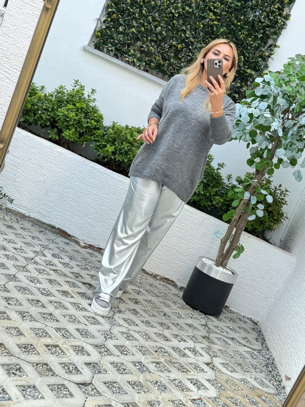 GÜMÜŞ PARLAK PANTOLAN