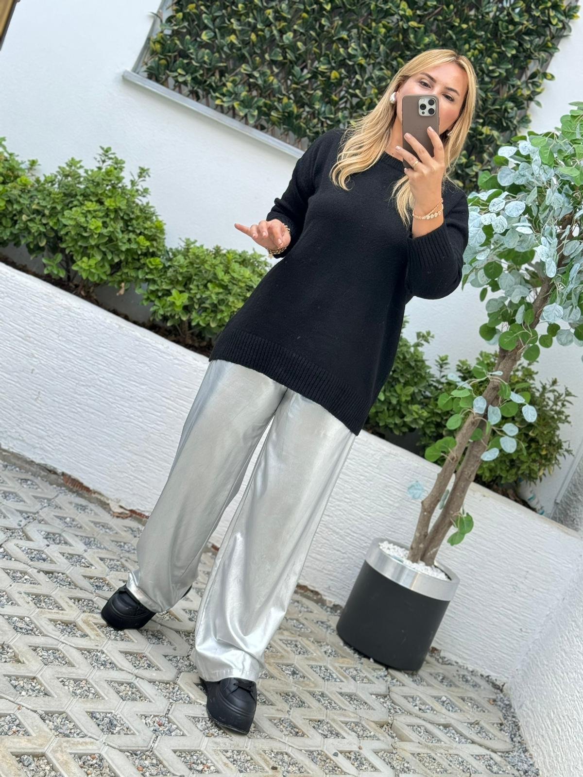 GÜMÜŞ PARLAK PANTOLAN