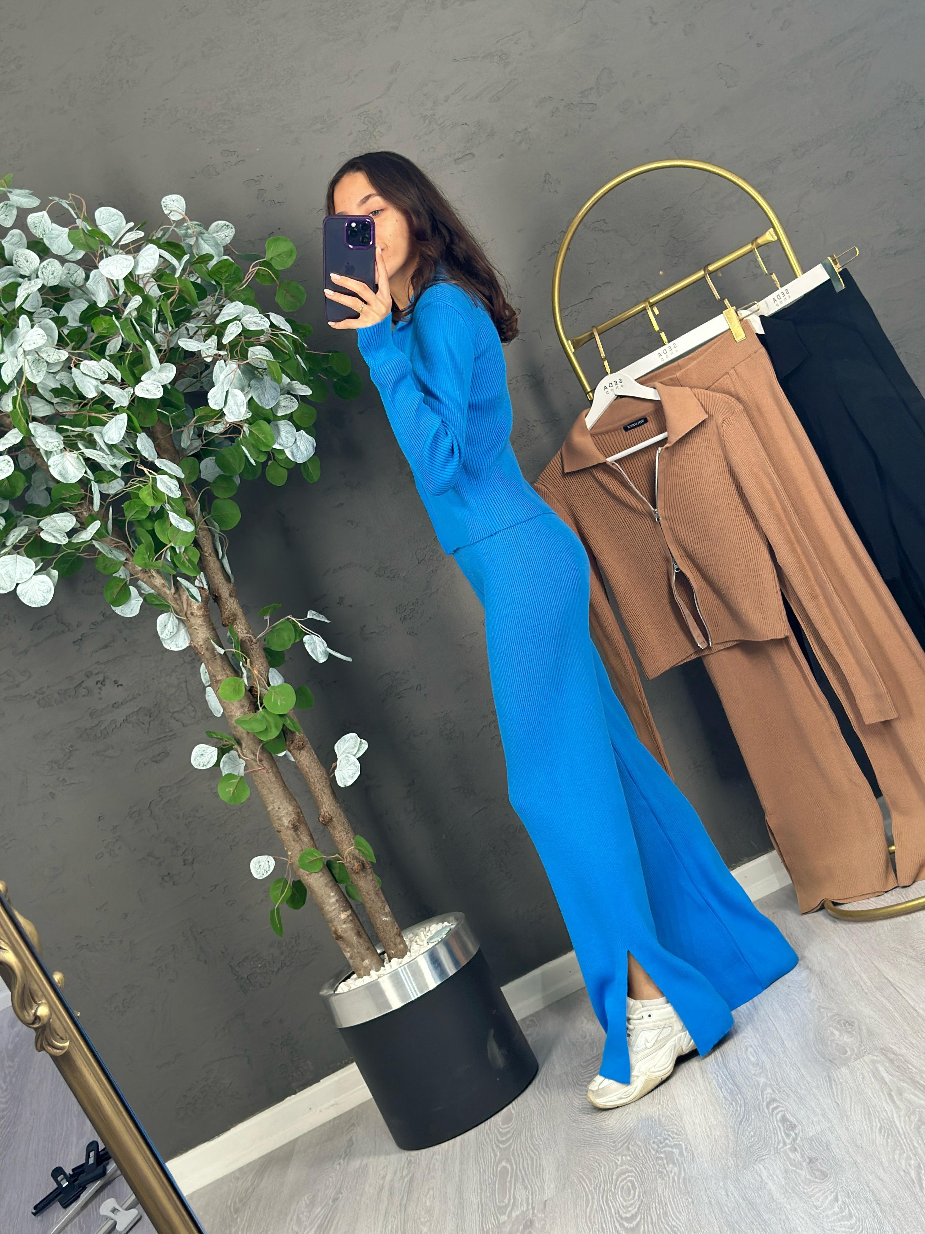 MAVİ FARMUARLI TRİKO TAKIM 