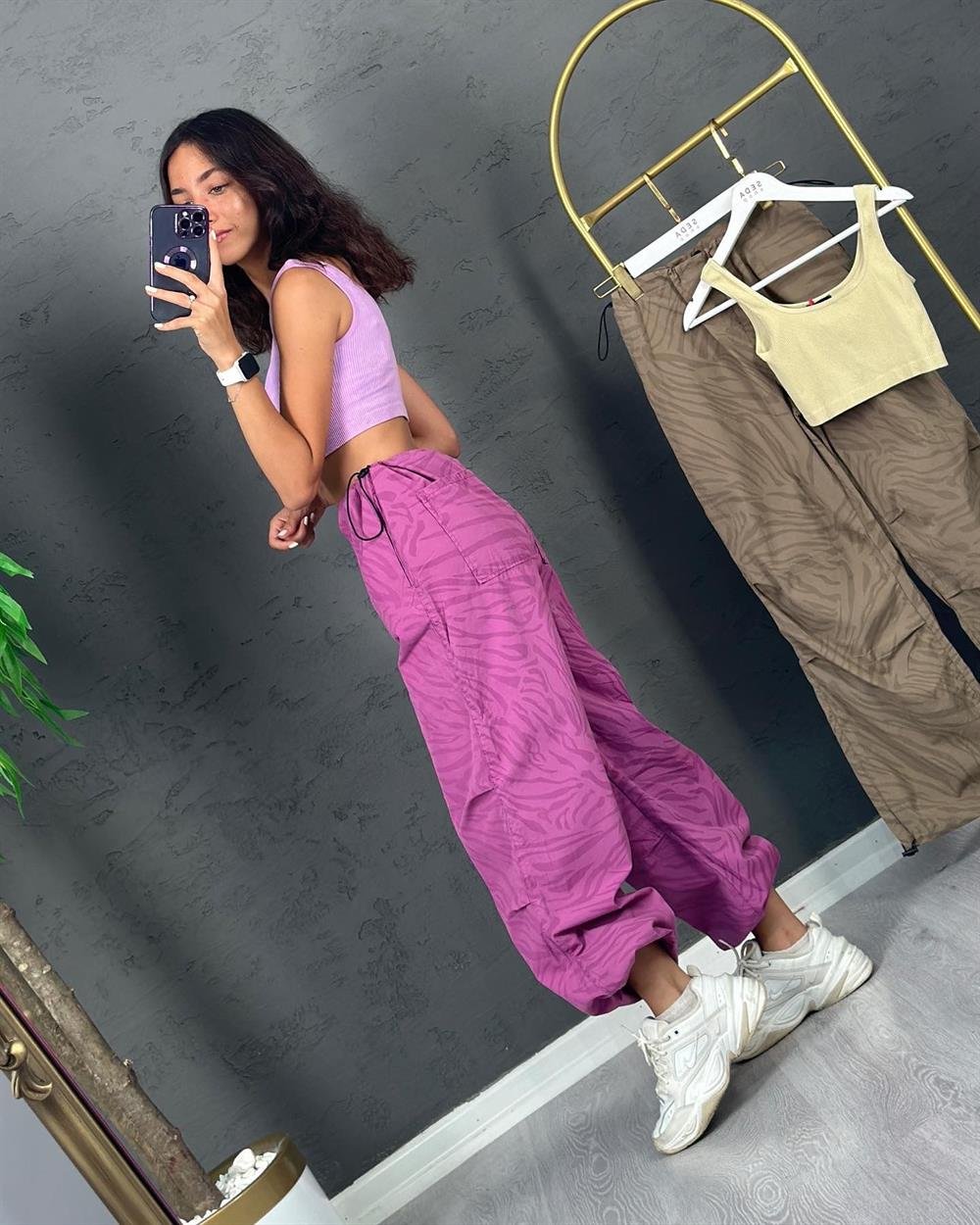 PEMBE KARGO PANTOLON 